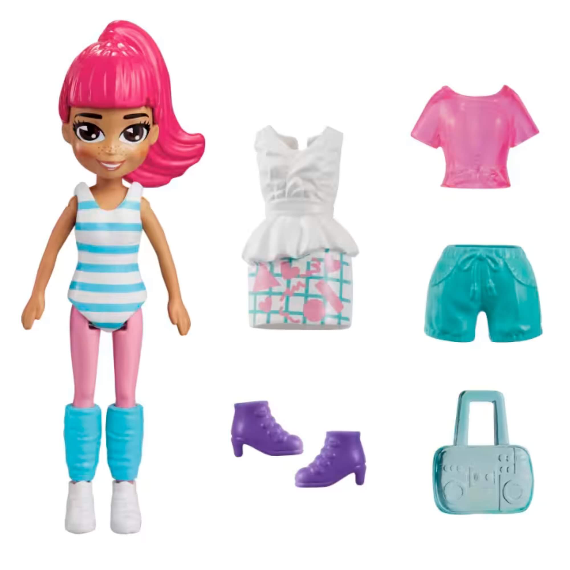 Polly Pocket Conjunto de Brinquedo Pacote de Modas 1 Unidade Sortida HNF50 Mattel - 103409