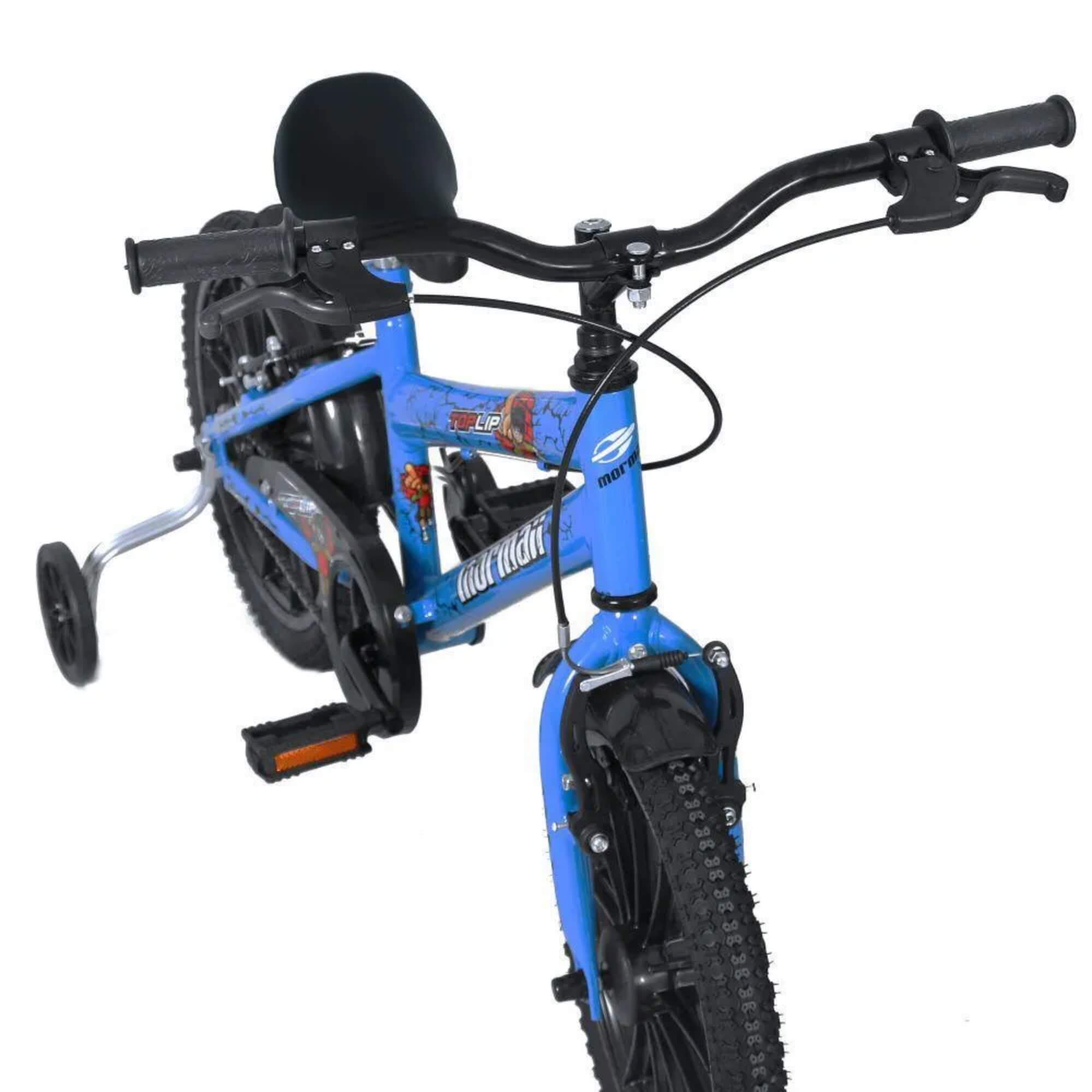 Bicicleta Infantil Aro 16 PP Top Lip C23 V-Brake Azul Mormaii - 2010701050601-001
