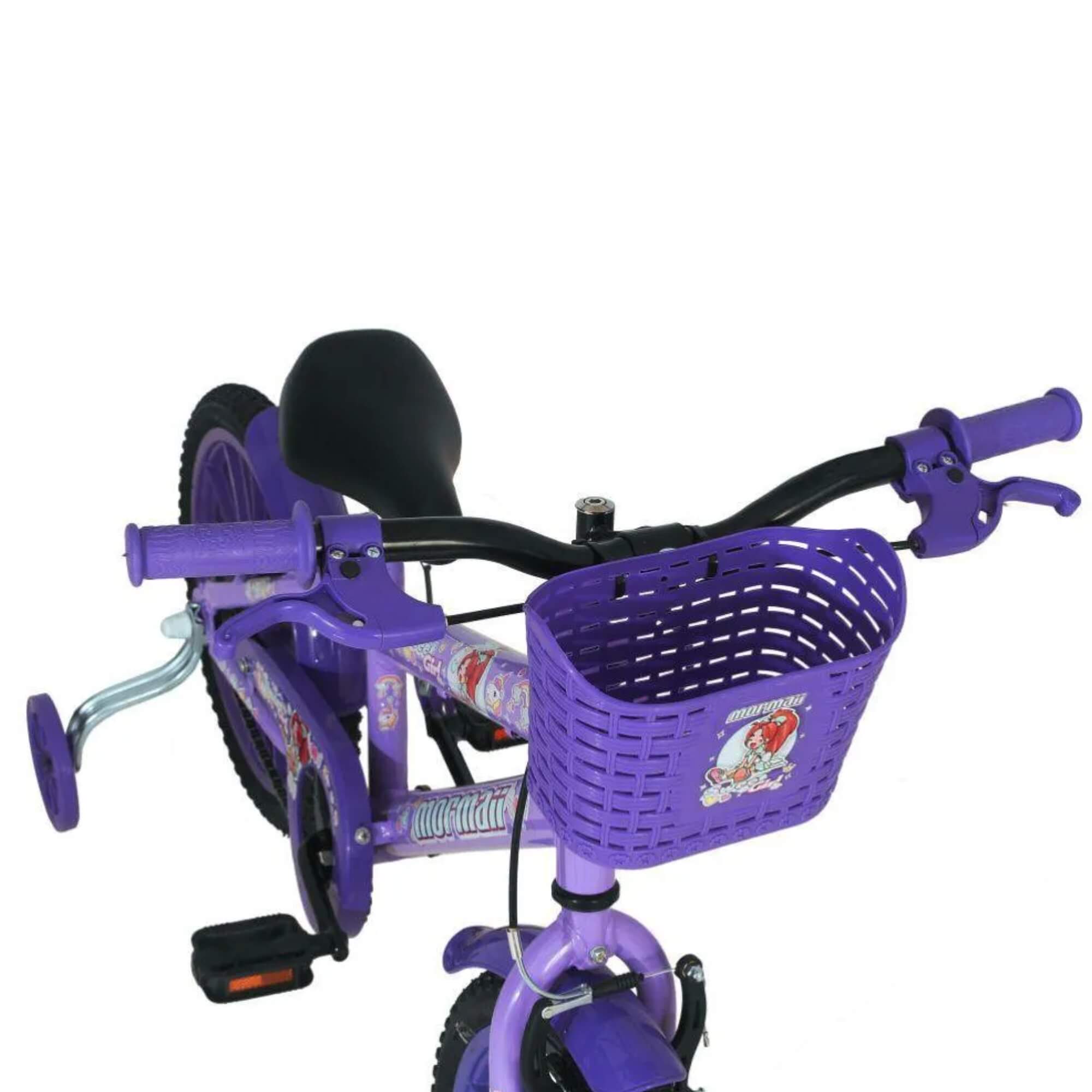 Bicicleta Infantil Feminina Aro 16 Sweet Girl V-Brake 1V Lilás Mormaii - 2010701040701-056