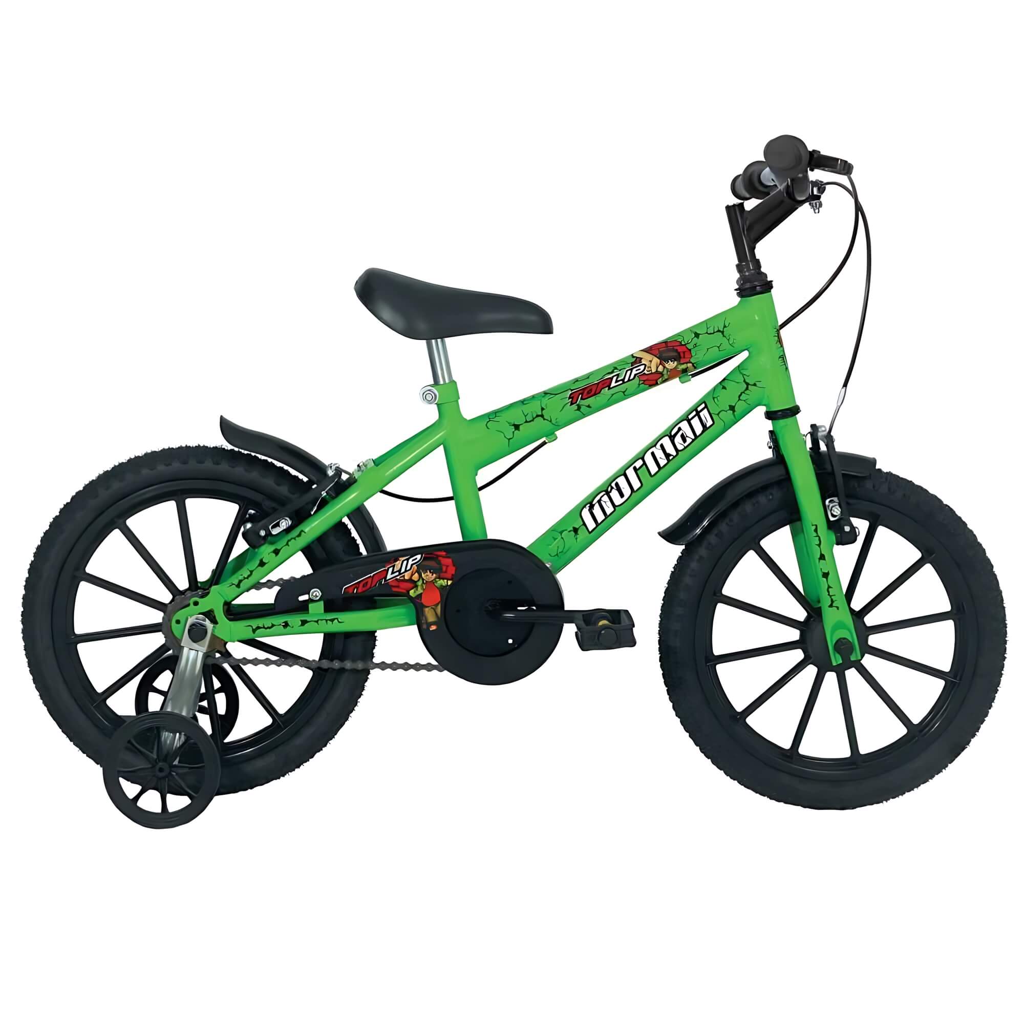 Bicicleta Infantil Aro 16 Mormaii Top Lip V-Brake 1V Kawasaki Mormaii - 2010701050601-062
