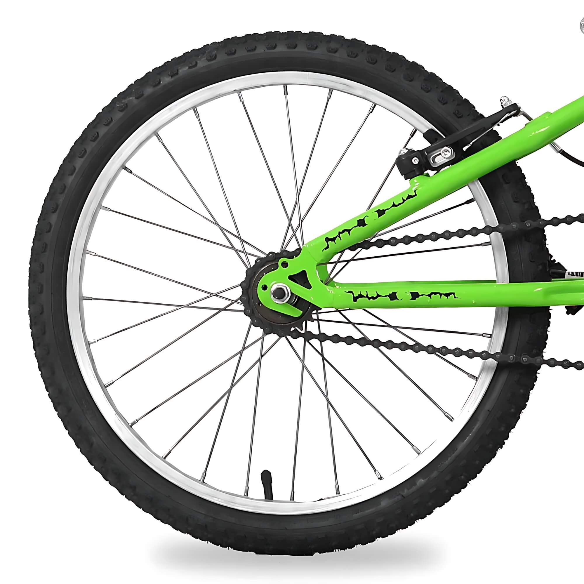 Bicicleta Infantil Aro 20 Top Lip C23 V-Brake Verde Kawasaki Mormaii - 2010201050601-062