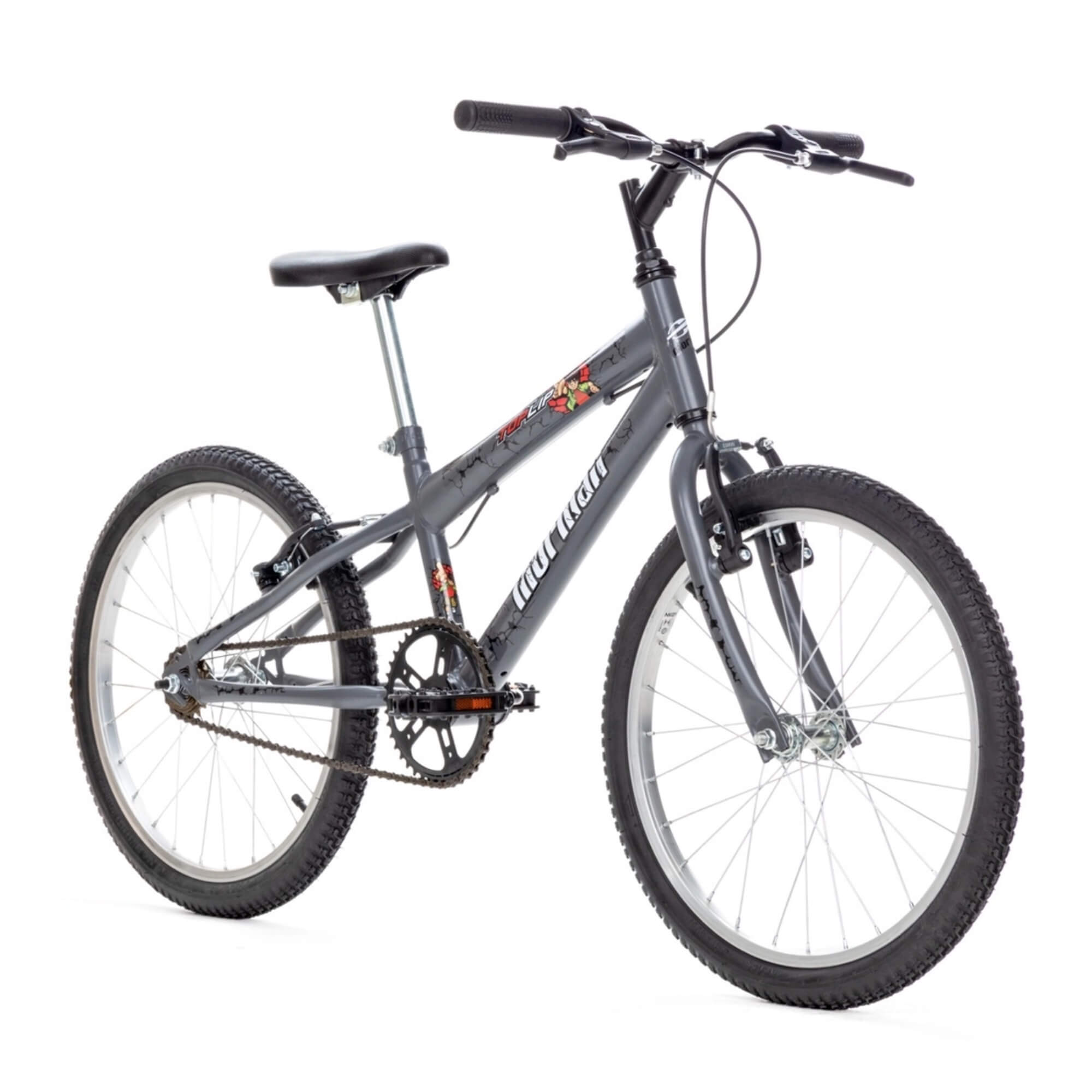 Bicicleta Infantil Aro 20" Top Lip V-Brake Grafite Mormaii - 2010201050601-013