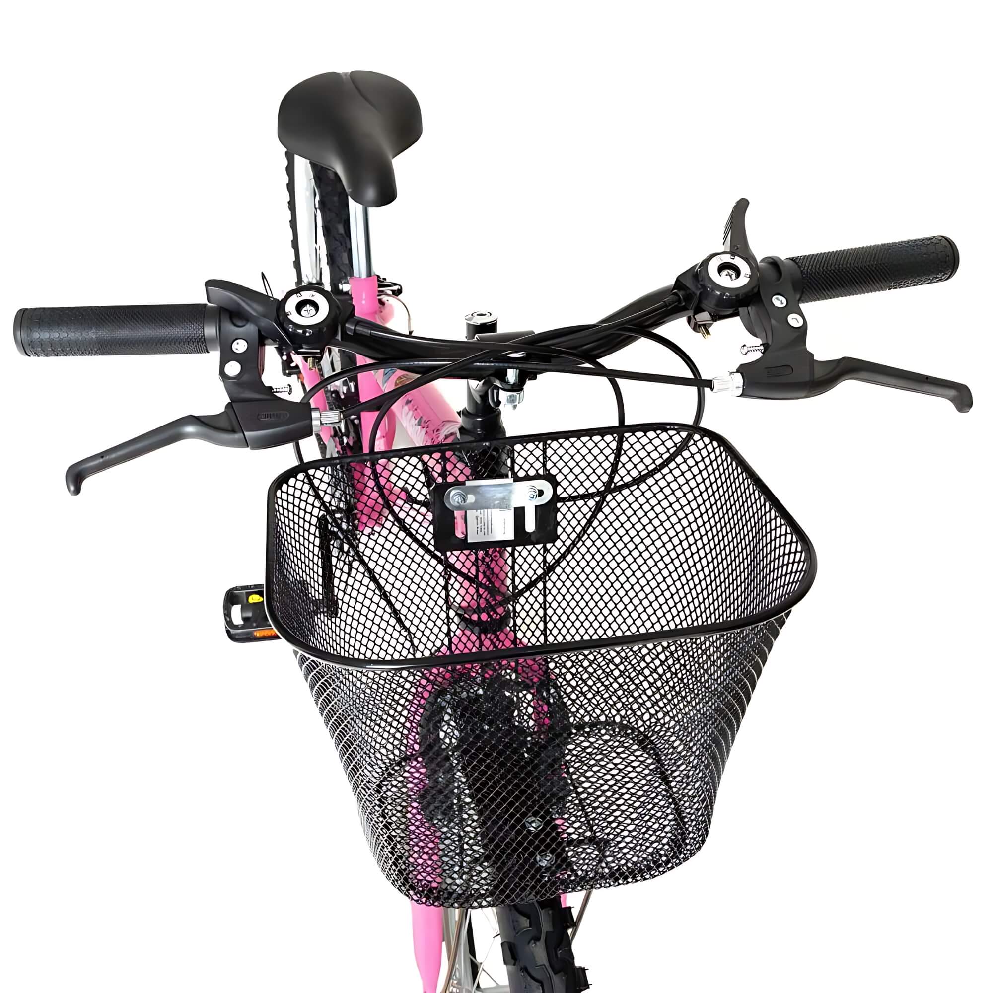 Bicicleta Aro 24 Safira MTB V-Brake 18V Rosa Chicle Mormaii - 2020301271301-069