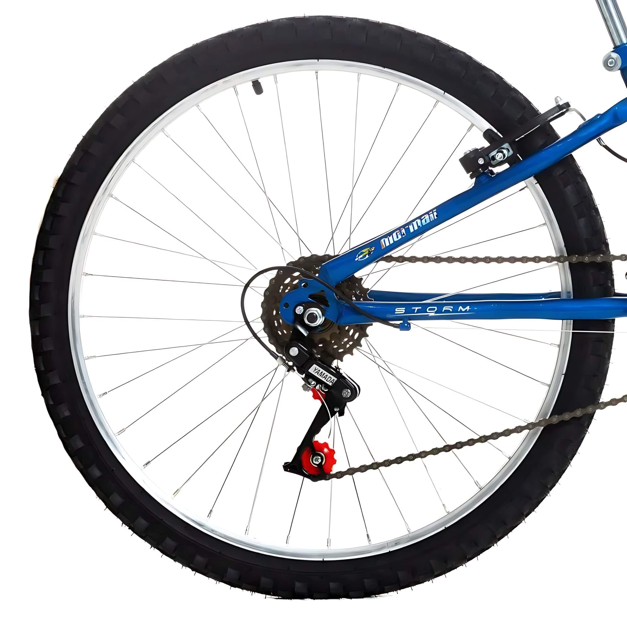 Bicicleta Aro 24 Storm MTB V-Brake 18V Azul Alanya Mormaii - 2020301281401-068