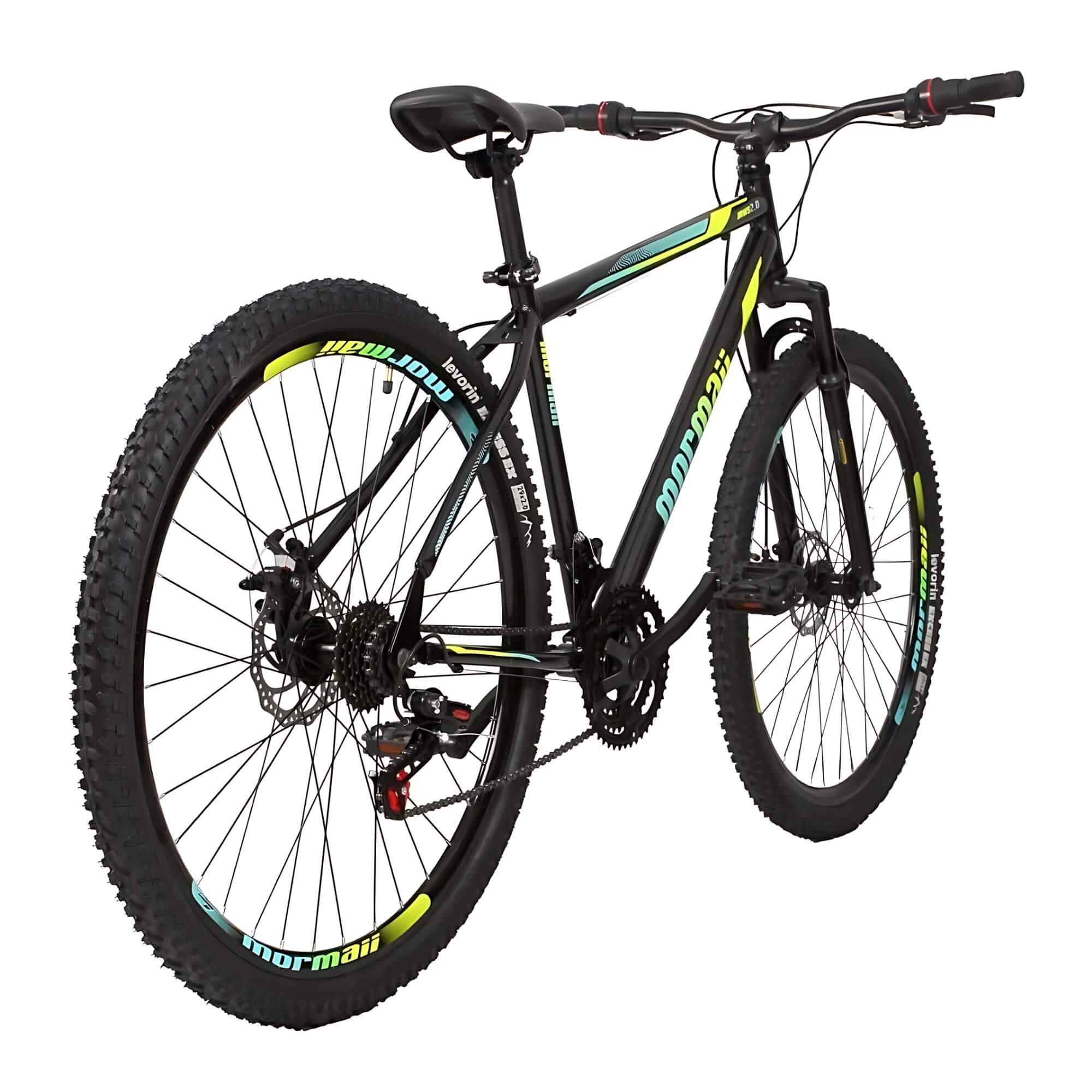 Bicicleta Aro 29 Jaws 2.0 Disk Brake Preta Mormaii - 2010601352202-060