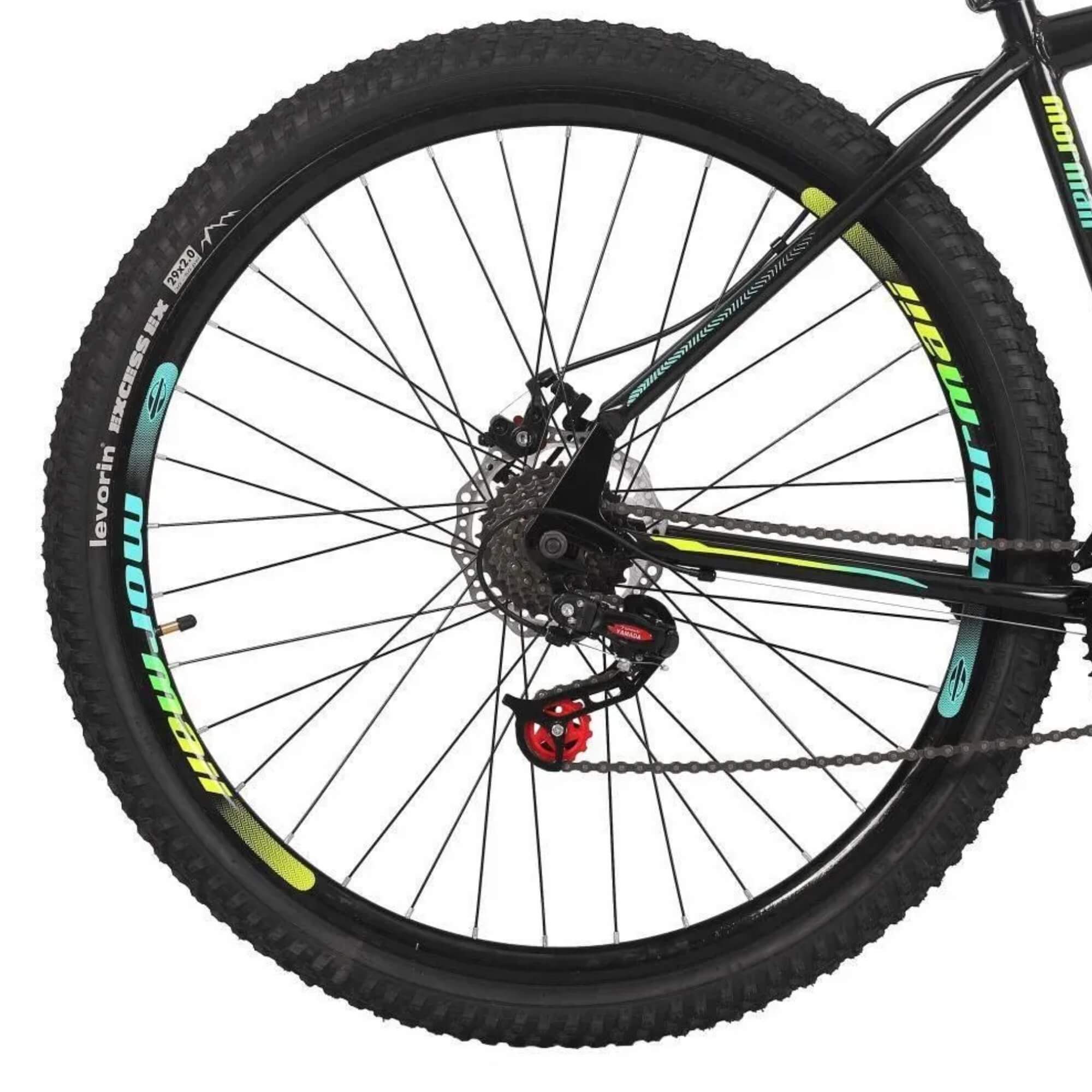 Bicicleta Aro 29 Jaws 2.0 Disk Brake Preta Mormaii - 2010601352202-060