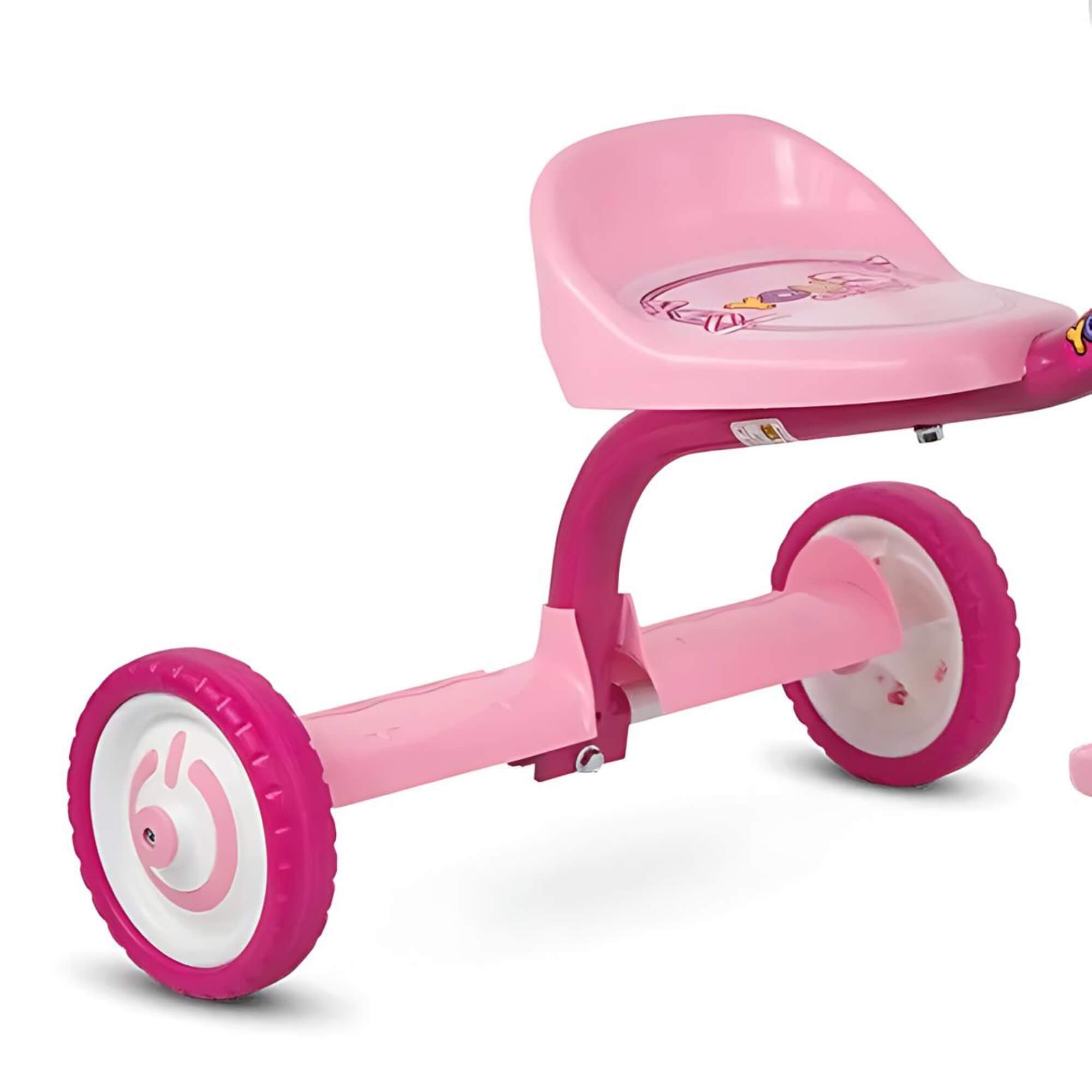 Triciclo Infantil com Cestinha Buzina Fon-fon Cor Rosa You 3 Girl Nathor - 100510160012