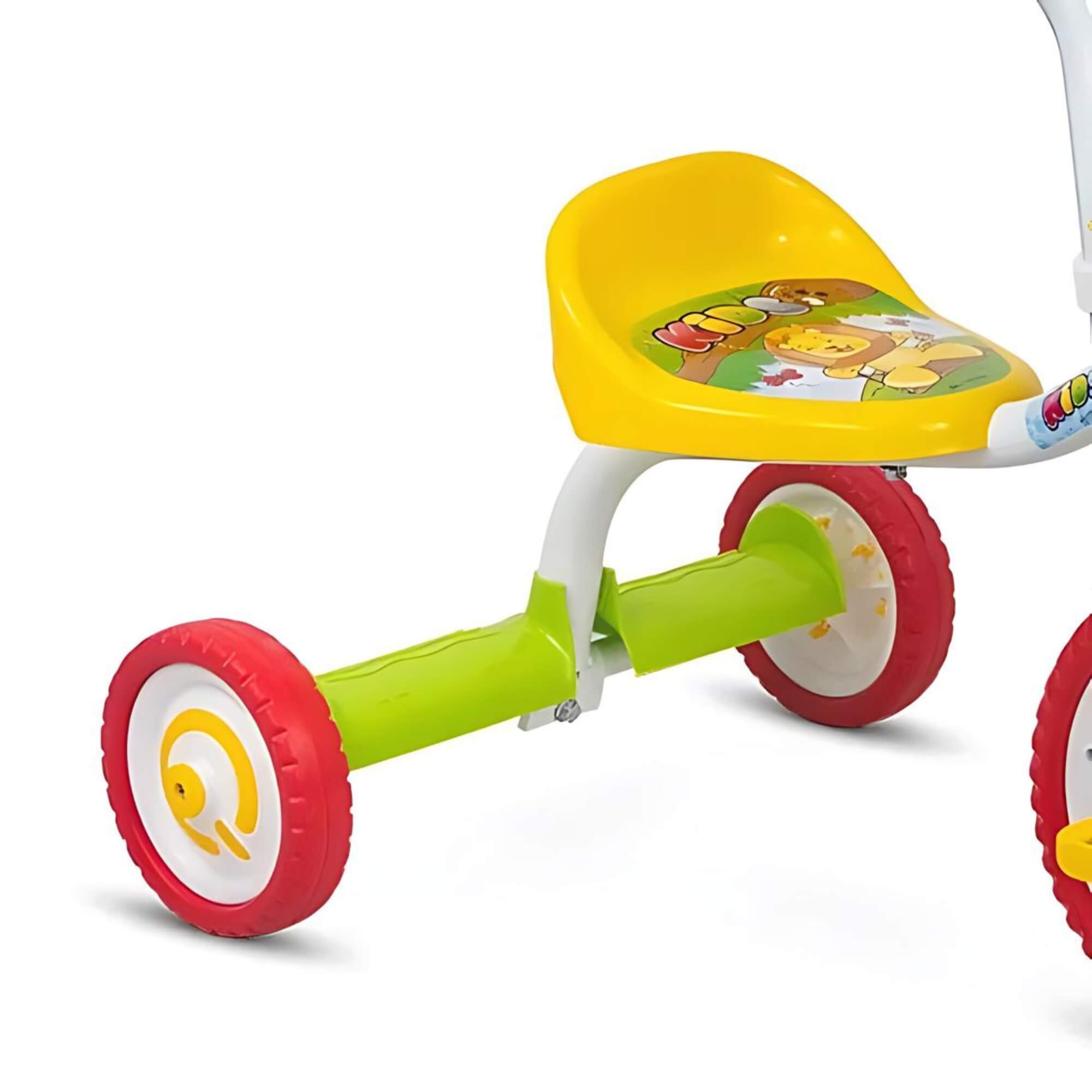 Triciclo Infantil com Cestinha Buzina Fon-fon Cor Verde e Amarelo Kids 4 2023 Nathor - 100510160014