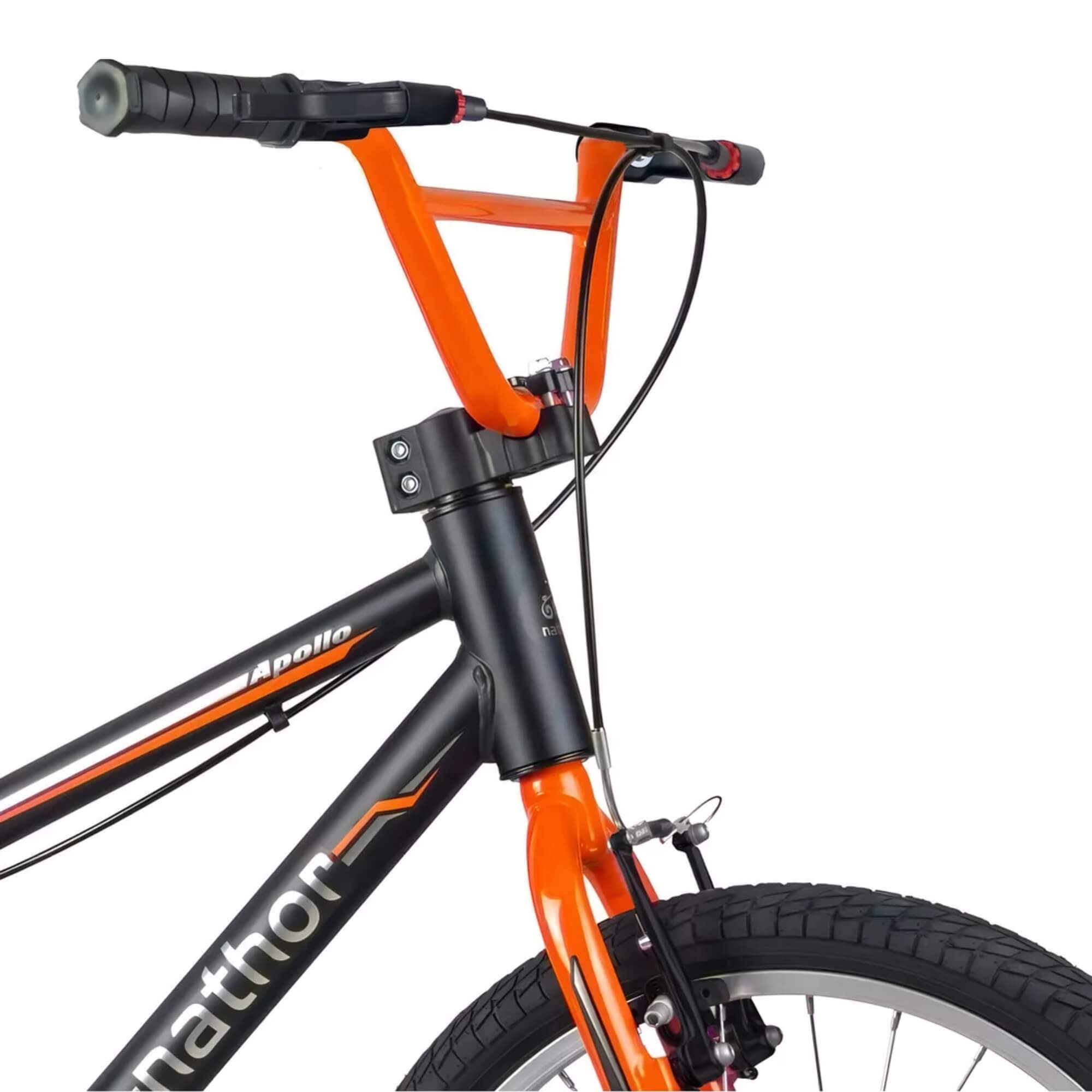 Bicicleta Infantil Apollo Aro 20" cor Preto e Laranja Nathor - 101200160003