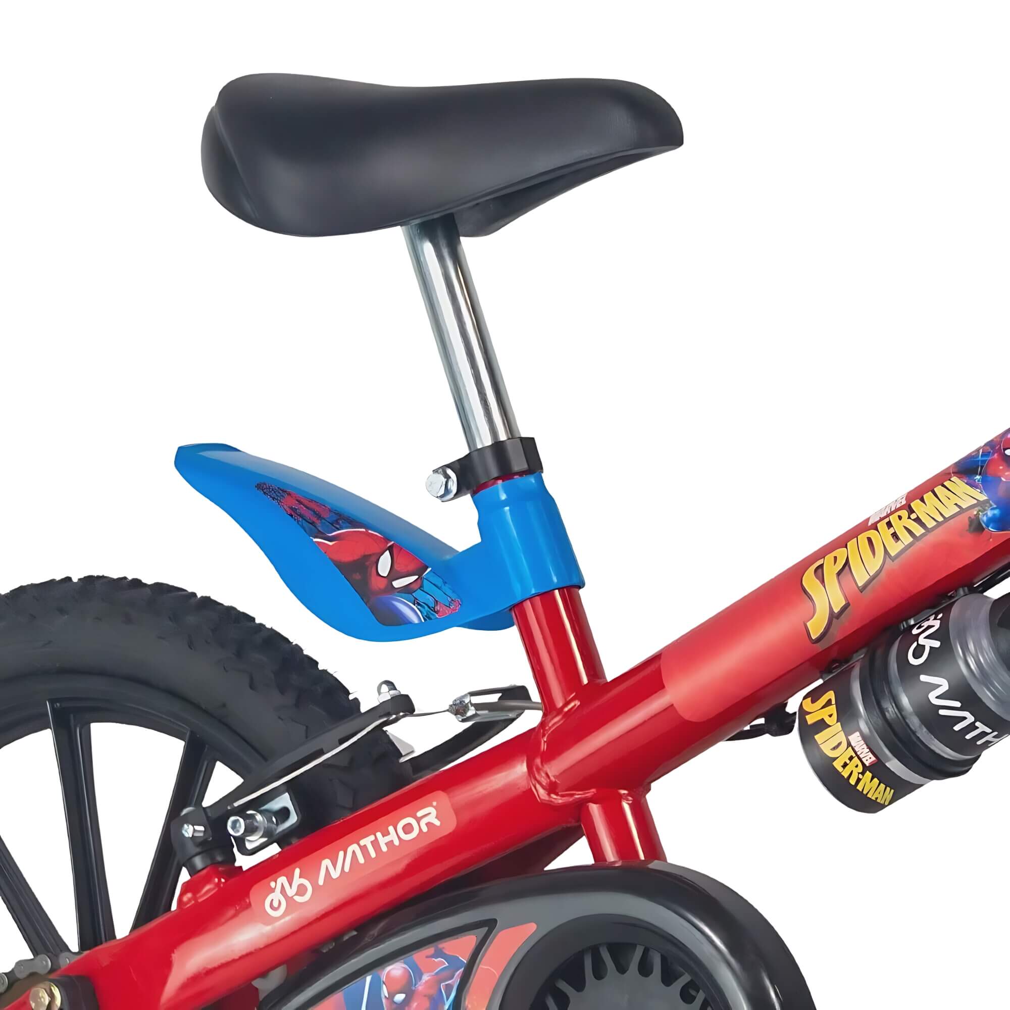 Bicicleta Infantil Aro 16" com Rodinhas Homem Aranha Nathor - 101250160003