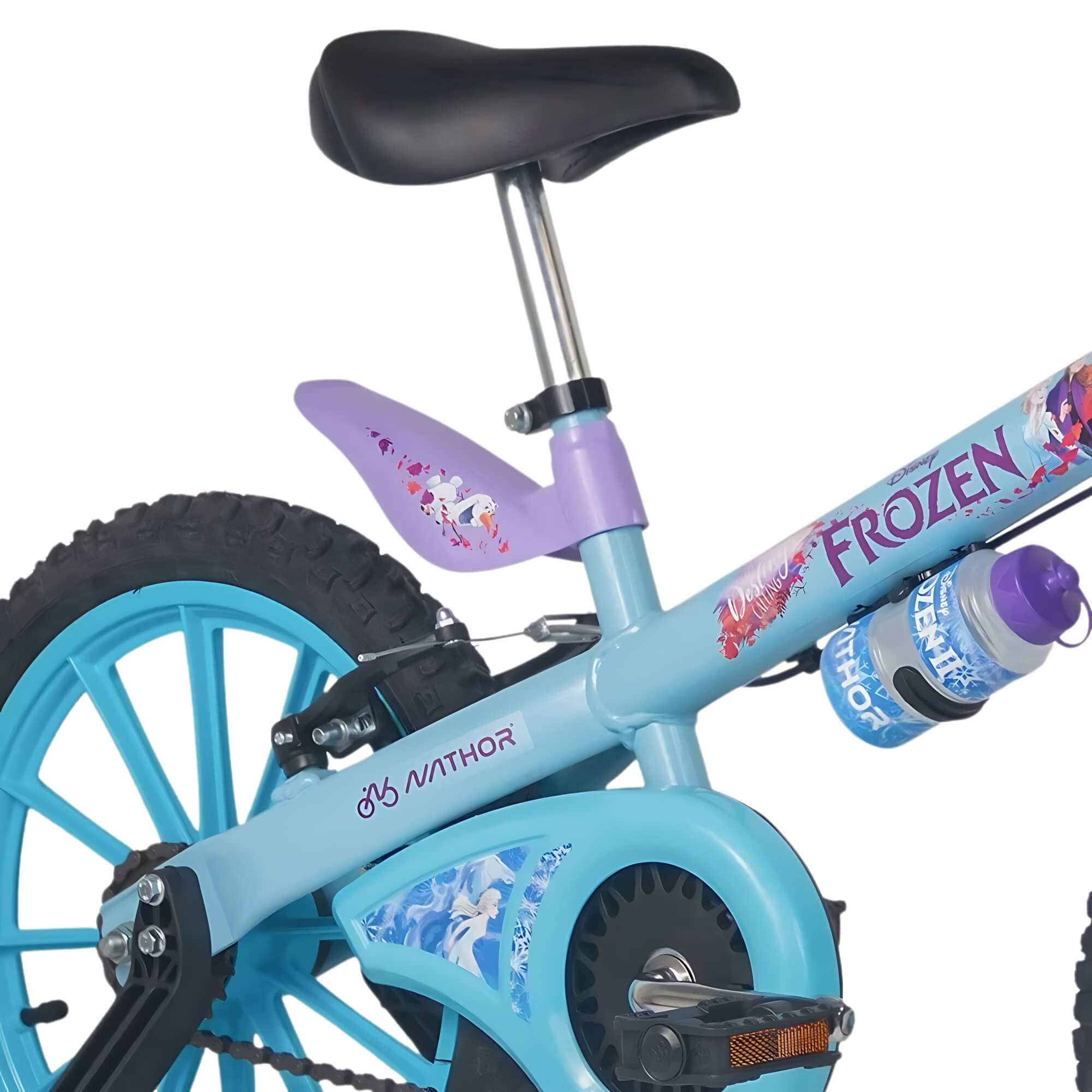Bicicleta Infantil Aro 16" com Rodinhas Frozen Nathor - 101250160004