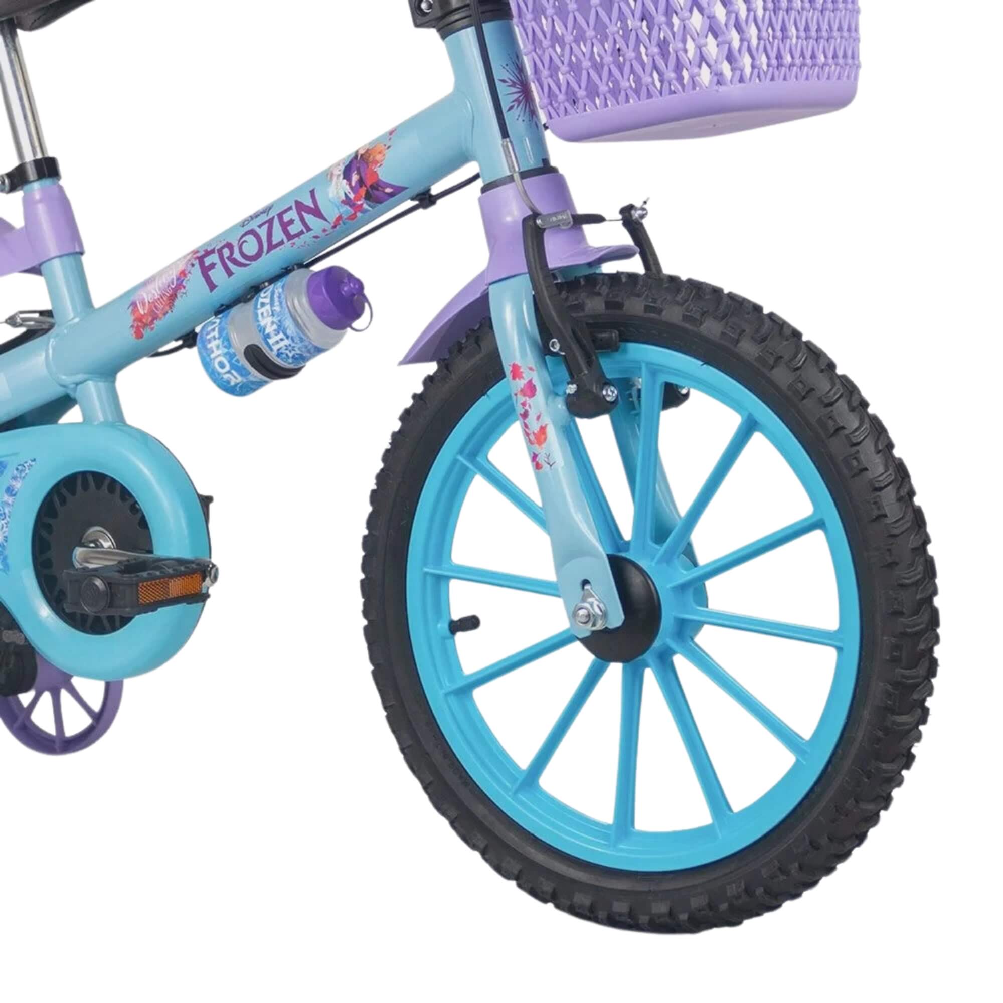 Bicicleta Infantil Aro 16" com Rodinhas Frozen Nathor - 101250160004