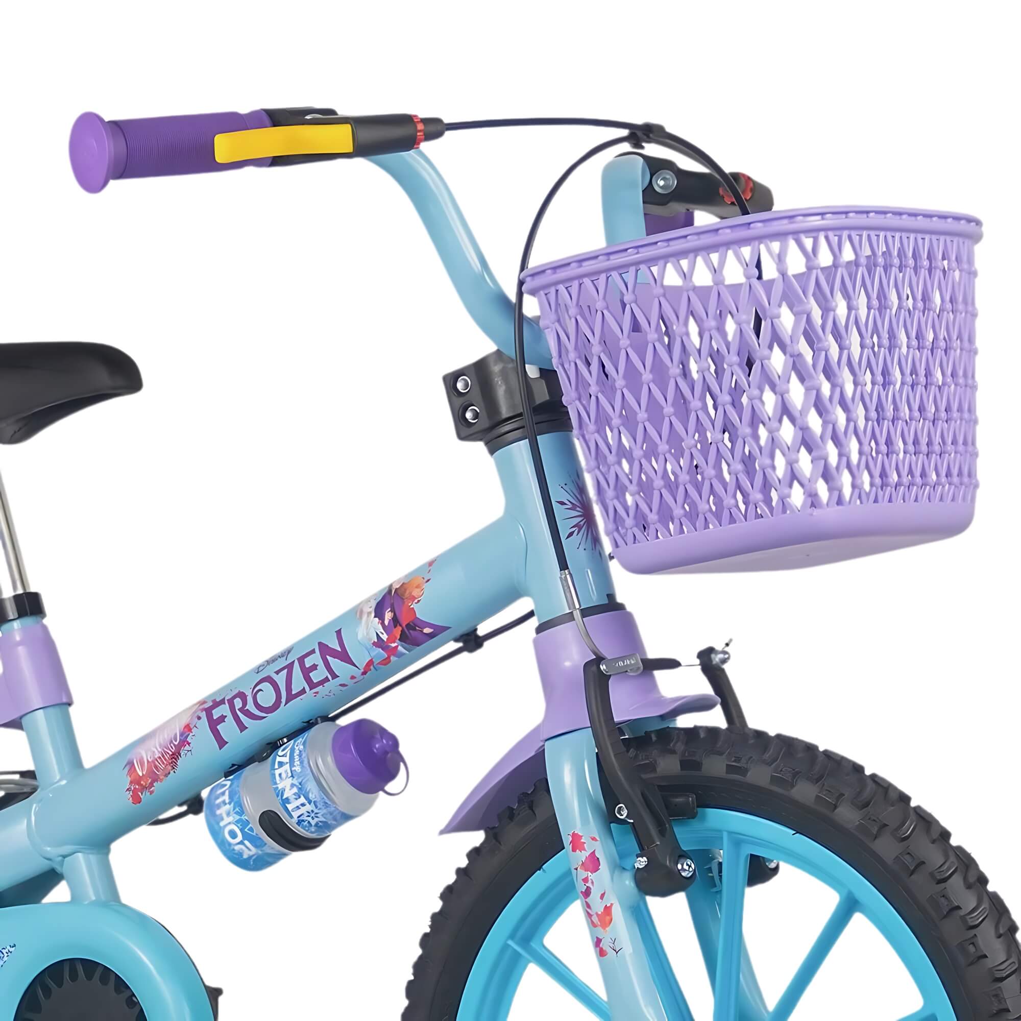 Bicicleta Infantil Aro 16" com Rodinhas Frozen Nathor - 101250160004