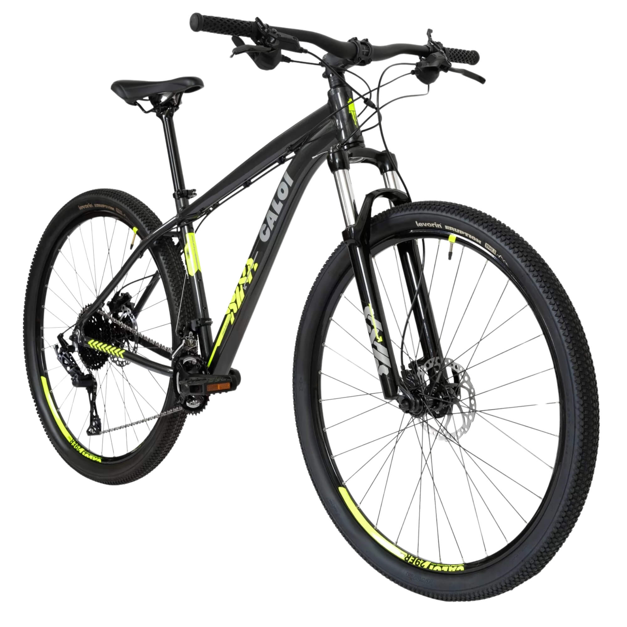 Bicicleta Caloi Moab Flex Aro 29 Preto Trilhas e Desempenho Freios Hidráulicos Marchas Microshift XLE T - 004650.19000