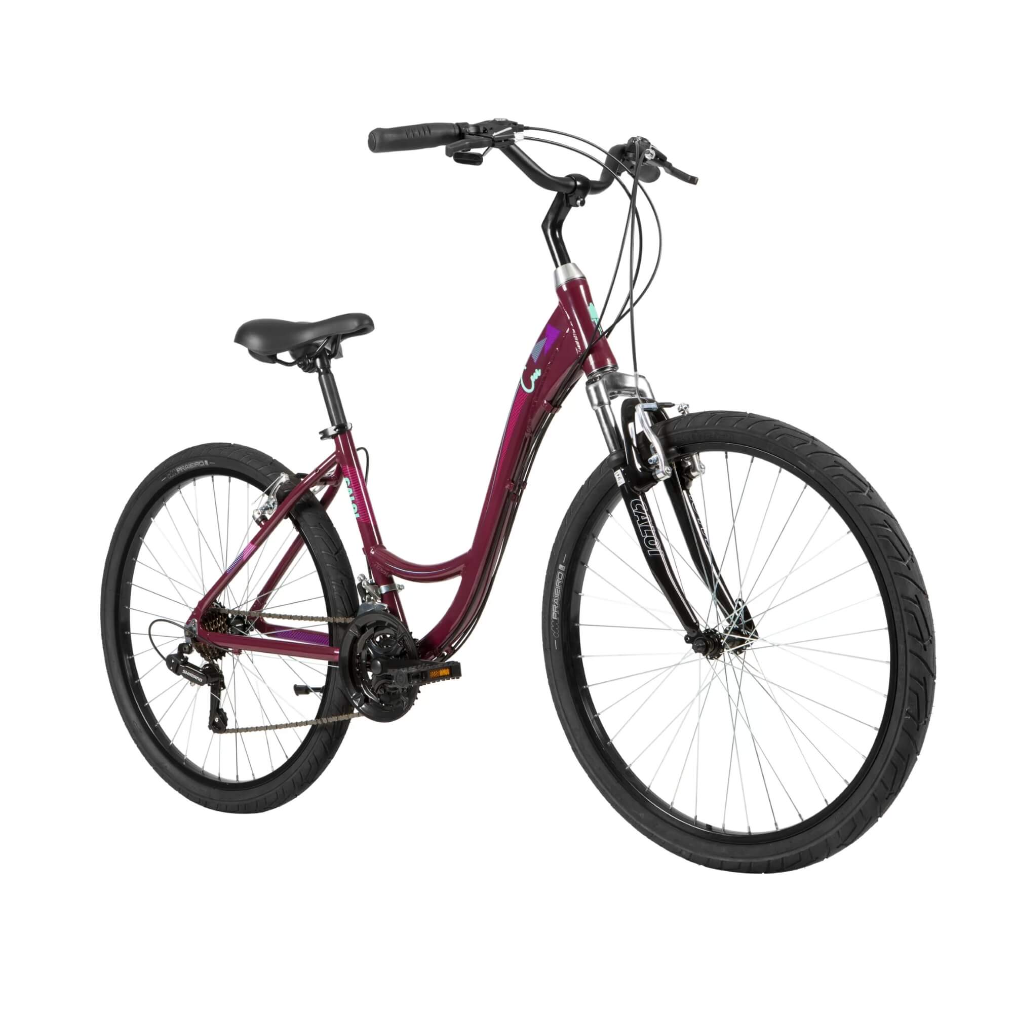 Bicicleta Caloi Ceci Aro 26 Vinho Feminina Design Retrô Quadro Rebaixado A21 - 004198.19008