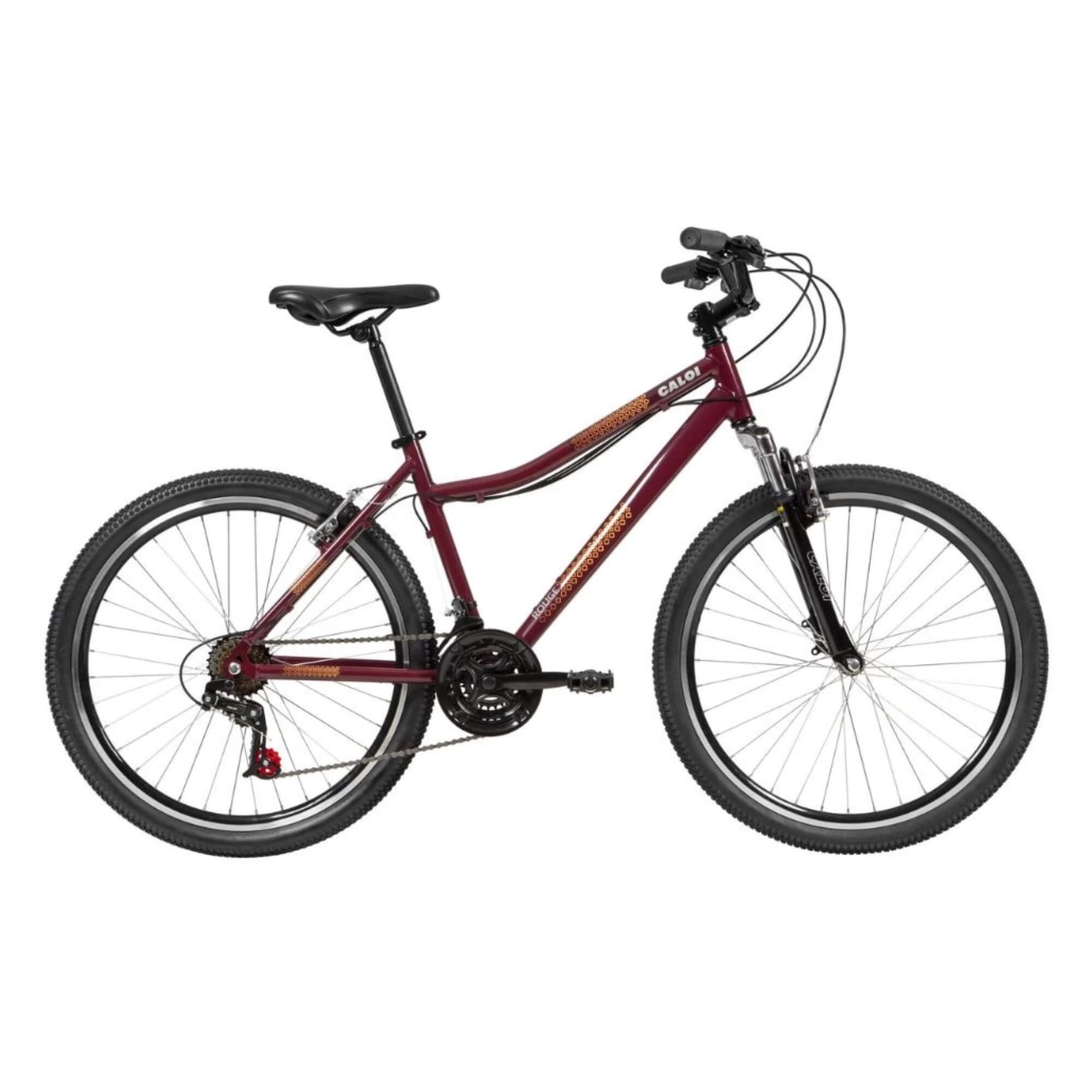 Bicicleta Caloi Rouge Aro 26 21 Marchas Vinho T17R26V21 - 004294.19004