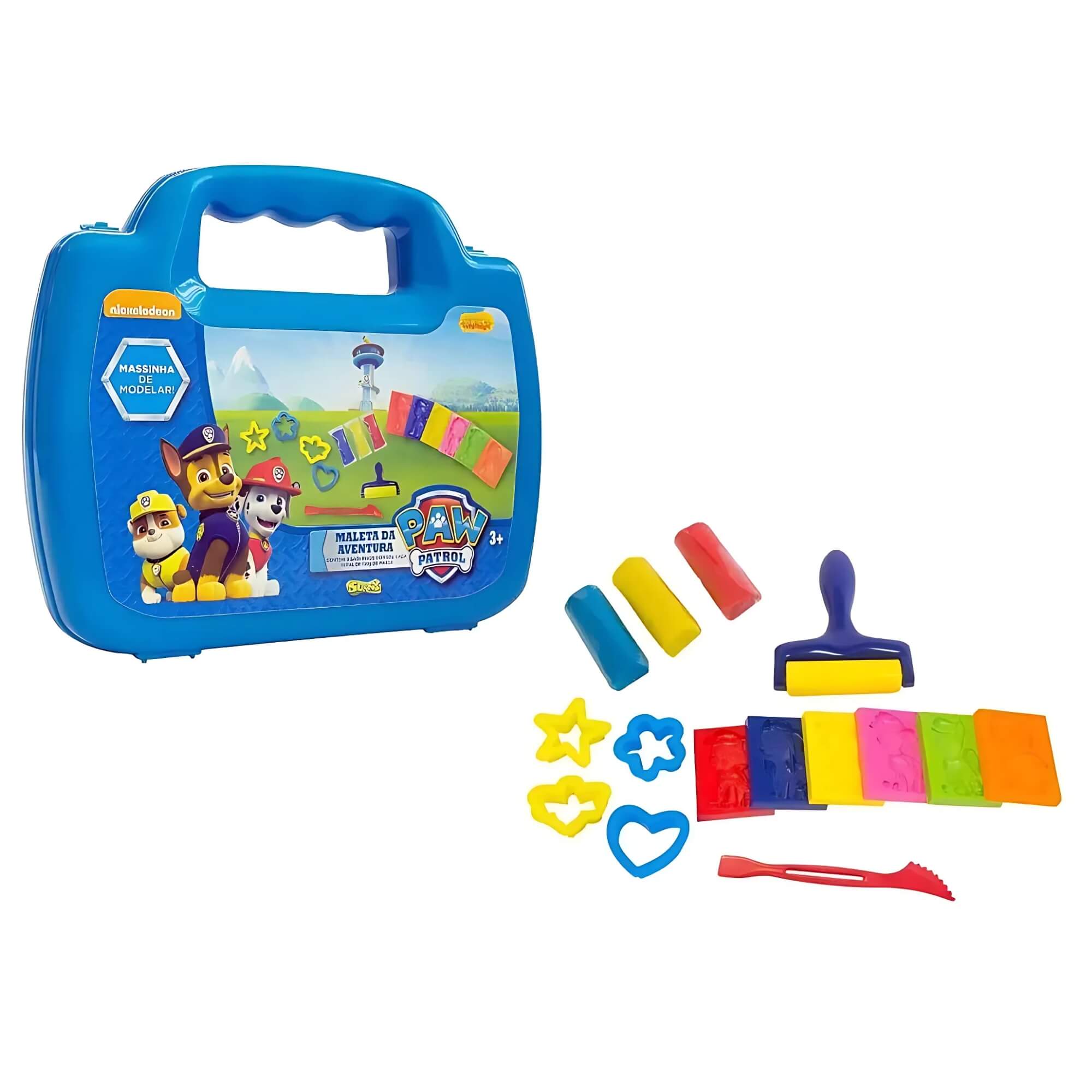 Brinquedo Infantil Massinha de Modelar Mini Maleta Patrulha Canina Sunny - 001356