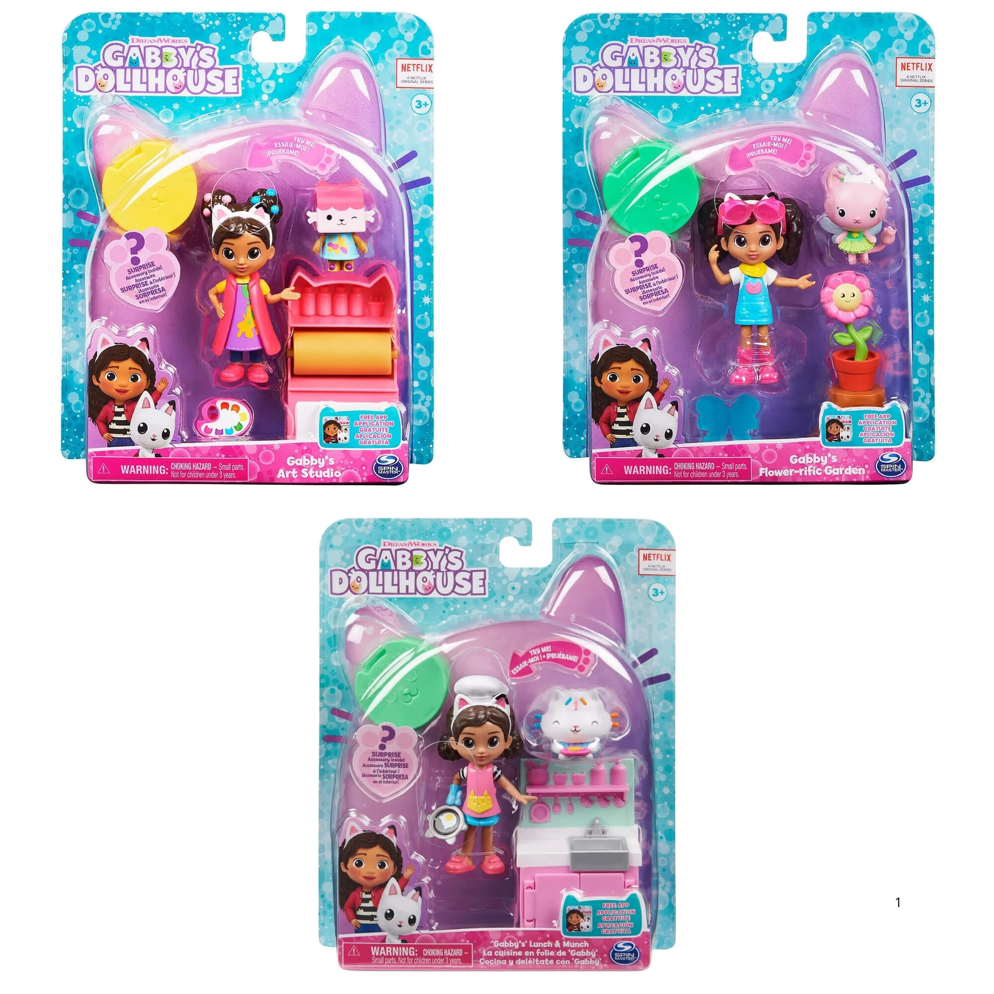 Conjunto com Boneca Gabby's Dollhouse Sortido e Unitário Sunny - 003060