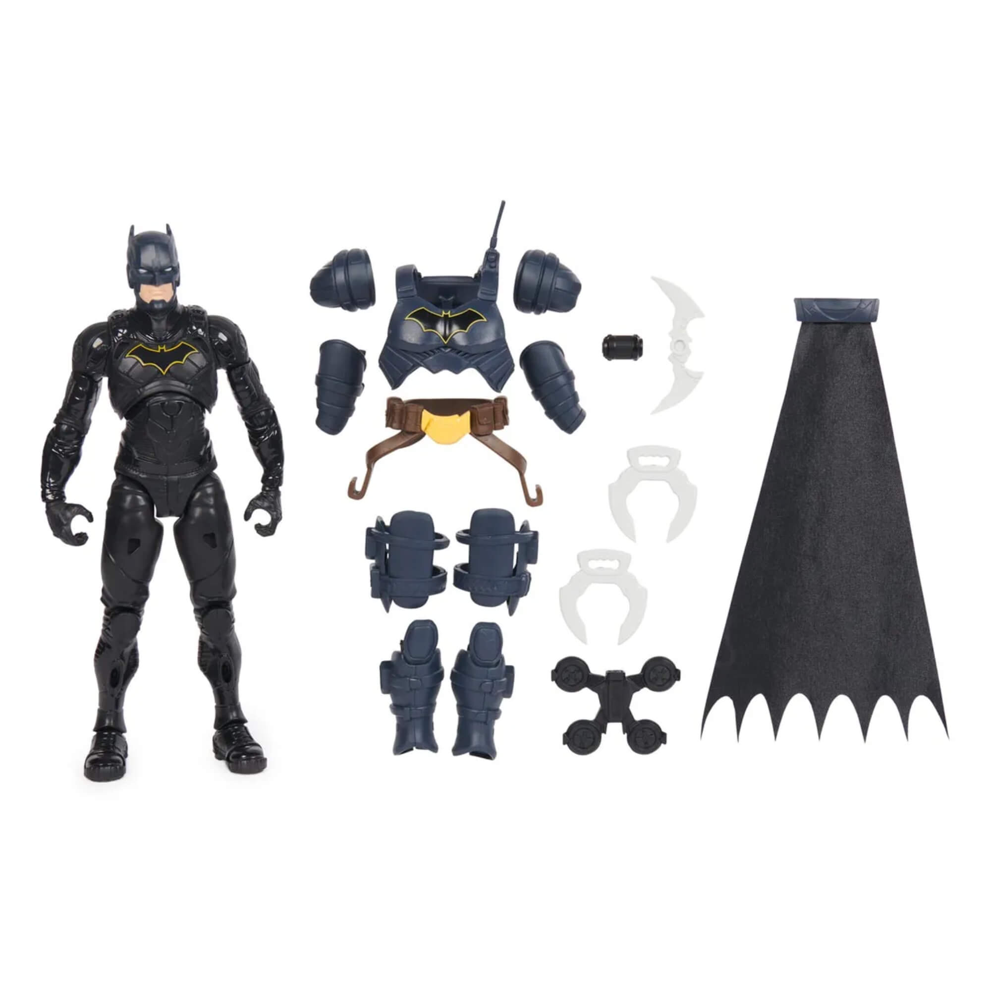 Brinquedo Infantil Boneco Batman de 30cm com Armadura de Batalha + Acessórios Sunny - 003377