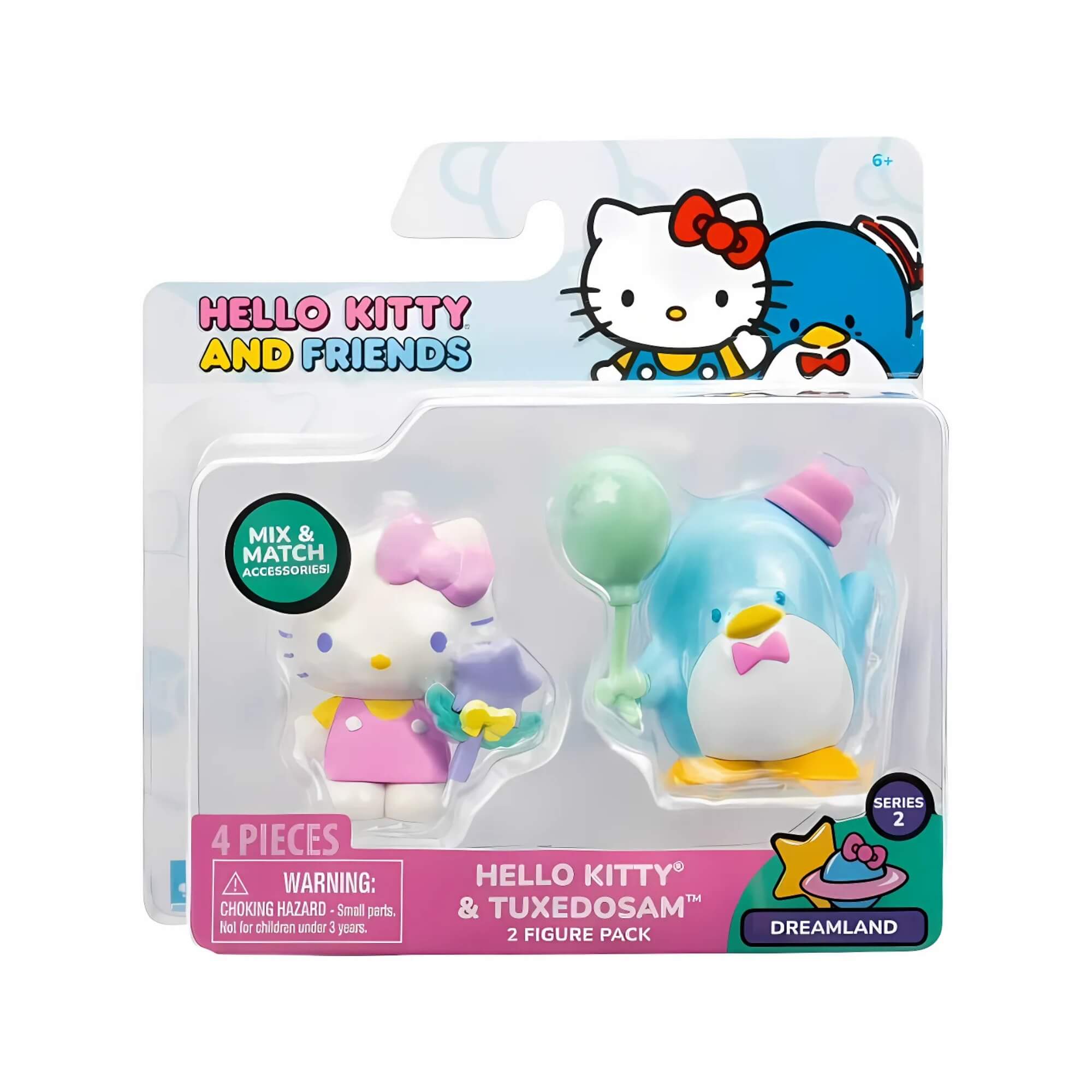 Figuras Hello Kitty e Amigos Pack 2 Bonecos e Acessórios (Sortido) Sunny  - 003870