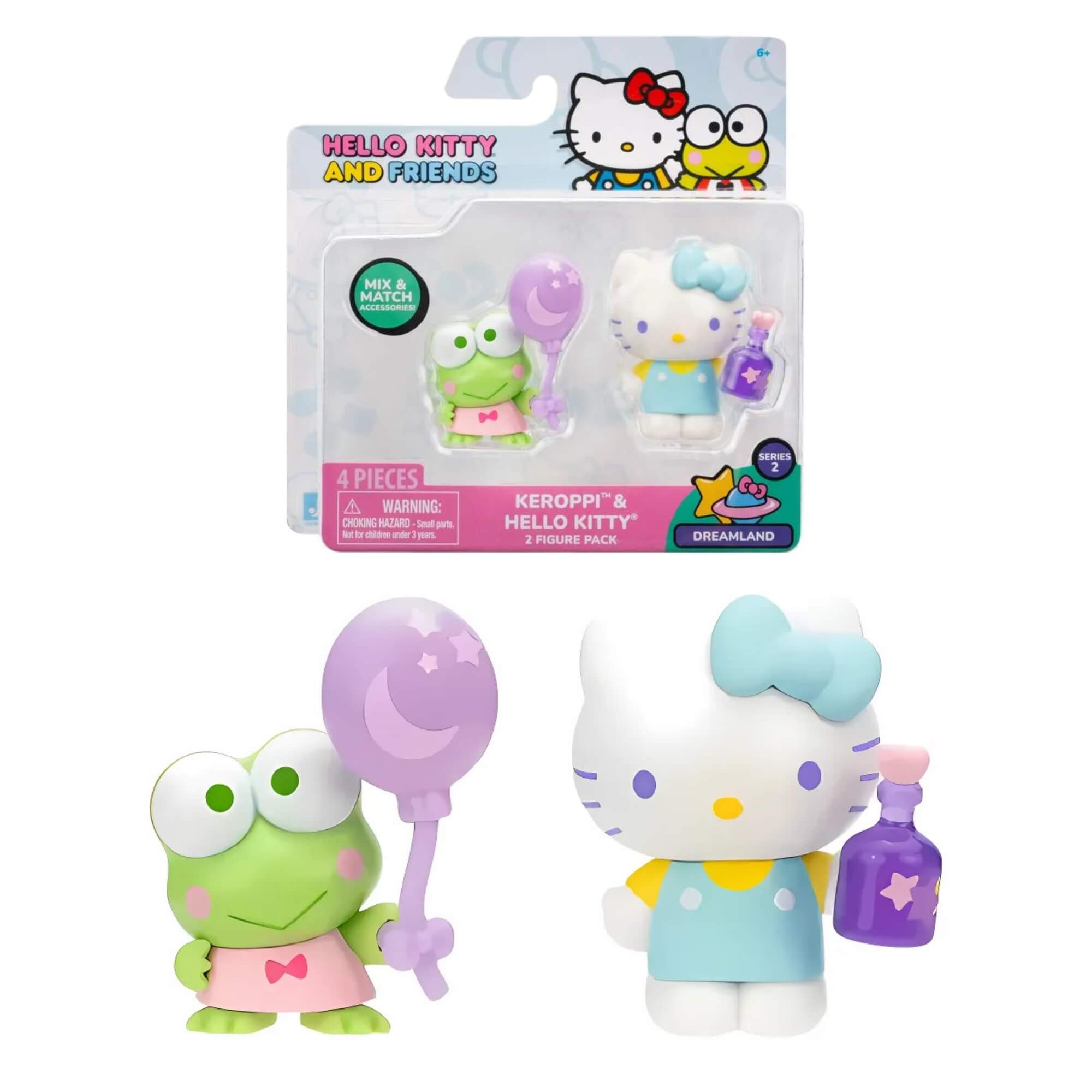 Figuras Hello Kitty e Amigos Pack 2 Bonecos e Acessórios (Sortido) Sunny  - 003870