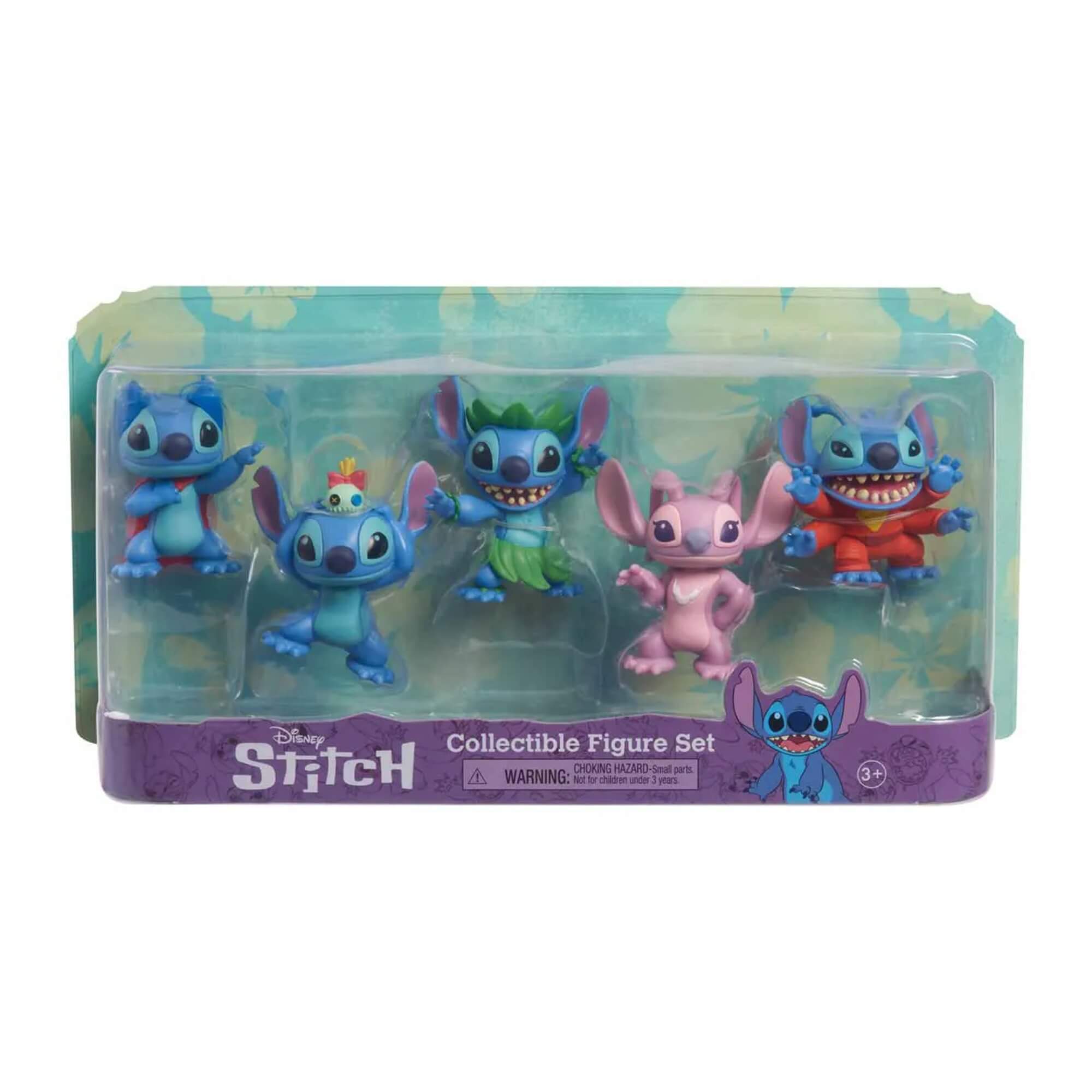 Mini Bonecos de 7cm do Stitch Colecionáveis Disney 5 Peças Sunny - 003991