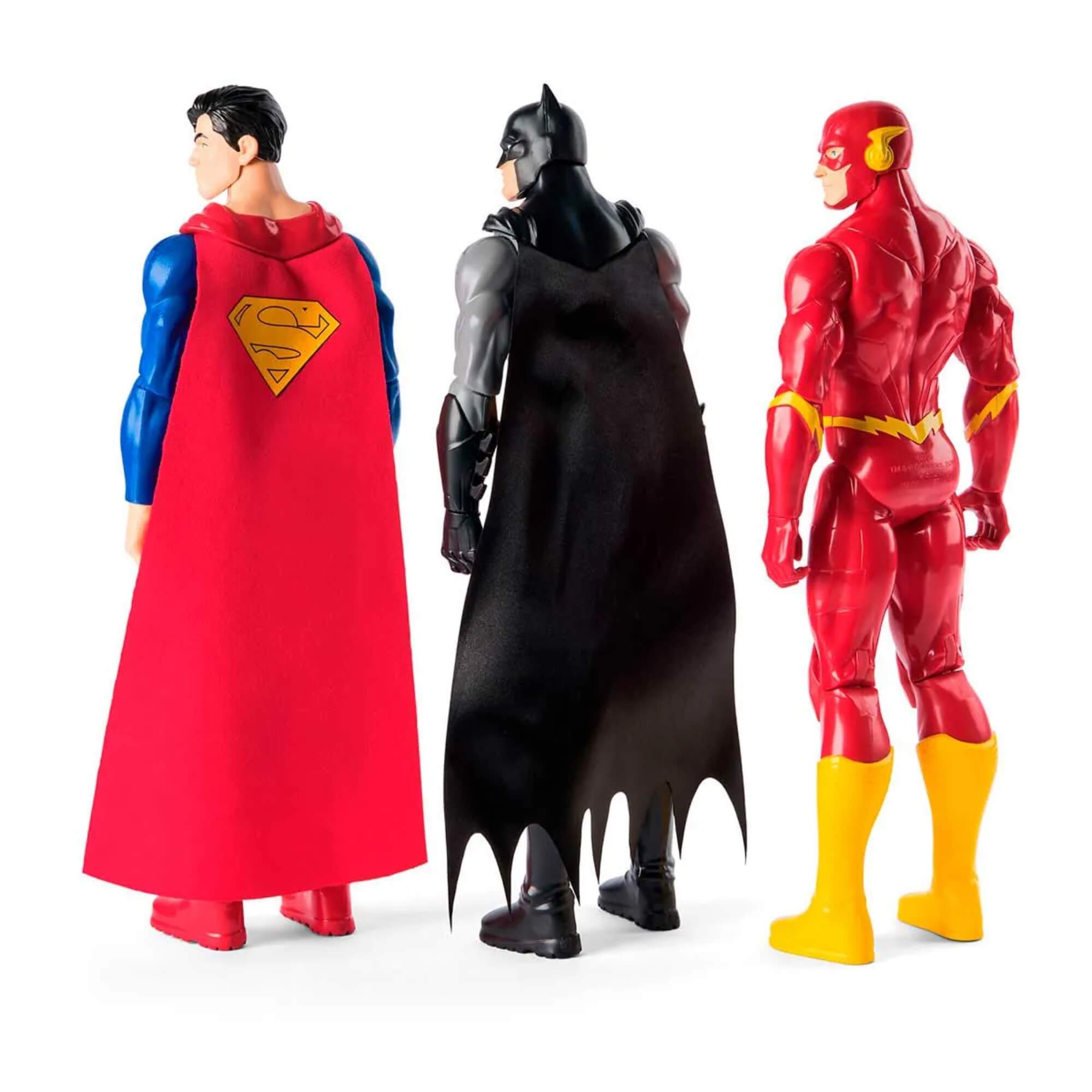 Bonecos Superman, Batman e Flash de 30cm DC Sunny - 004183