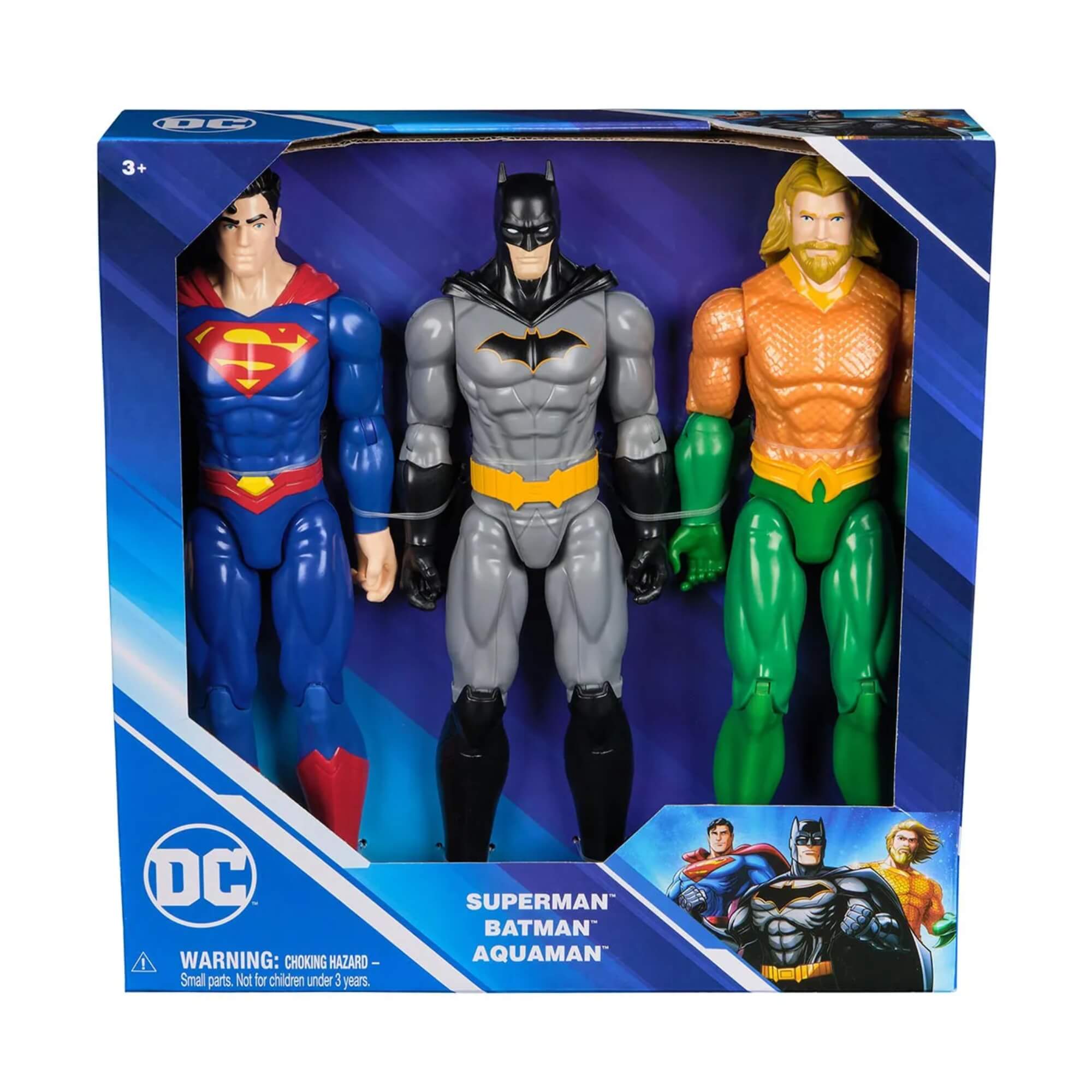 Bonecos Superman, Batman e Aquaman de 30cm DC Sunny - 004184