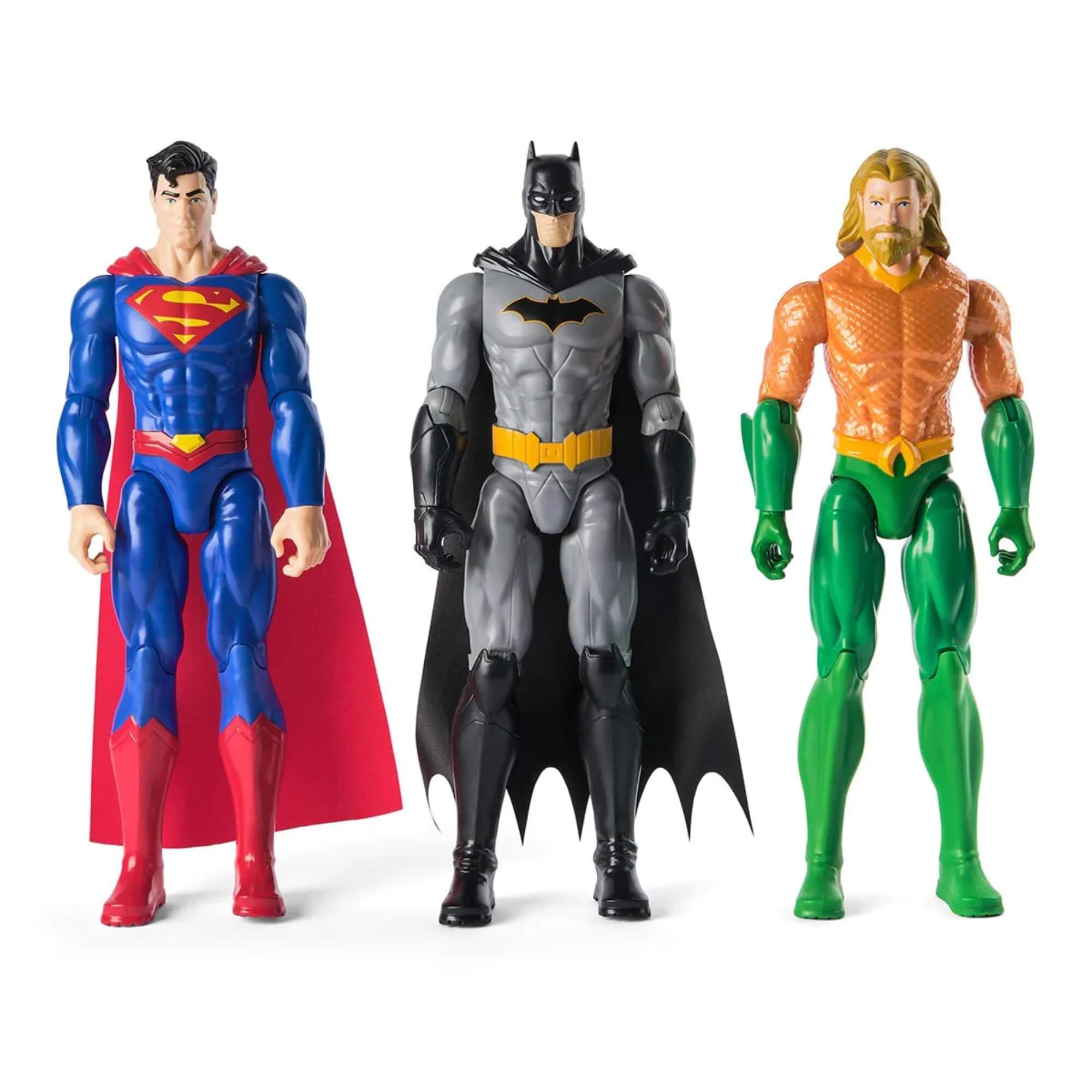 Bonecos Superman, Batman e Aquaman de 30cm DC Sunny - 004184