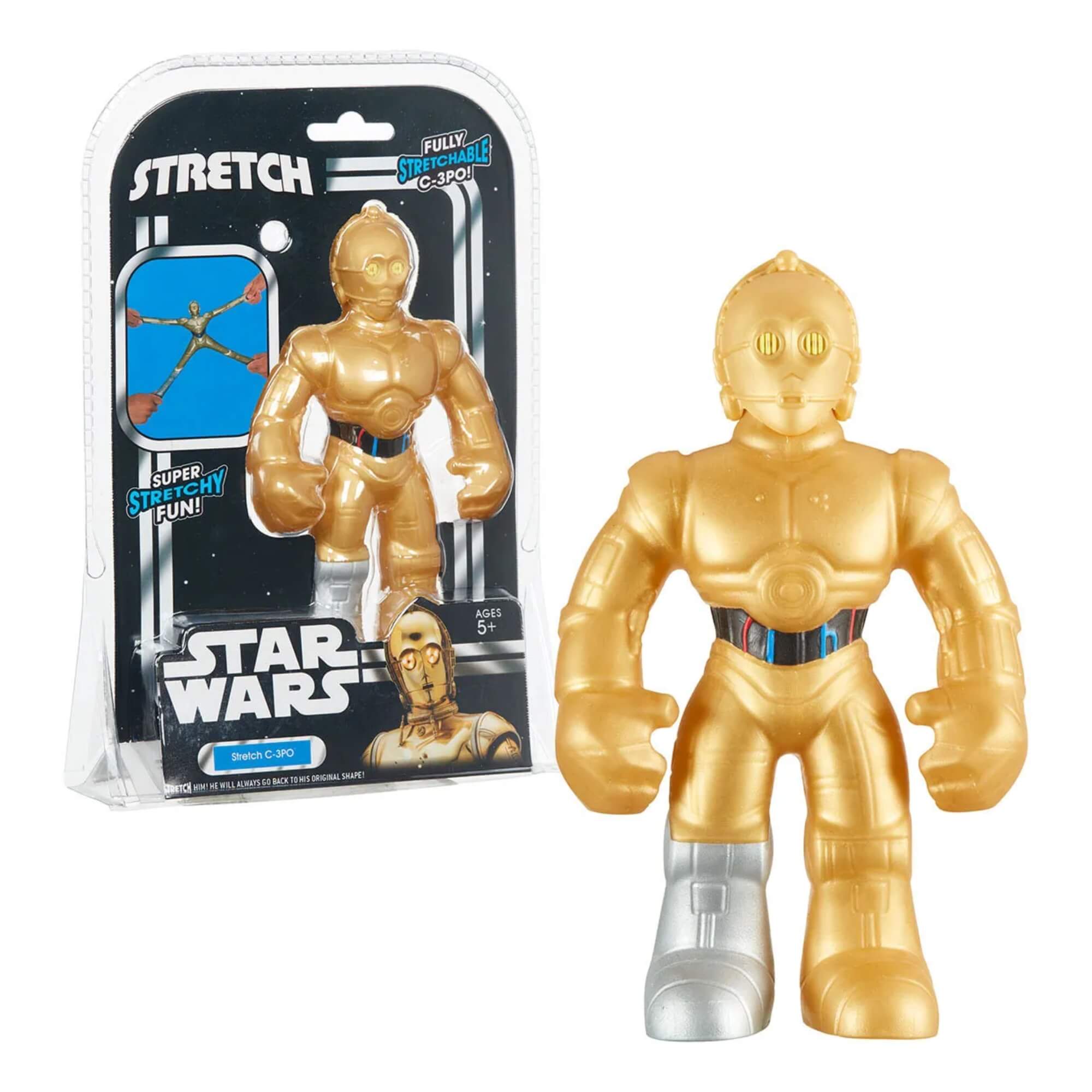 Boneco Star Wars Elástico 17cm C-3PO Sunny - 003490