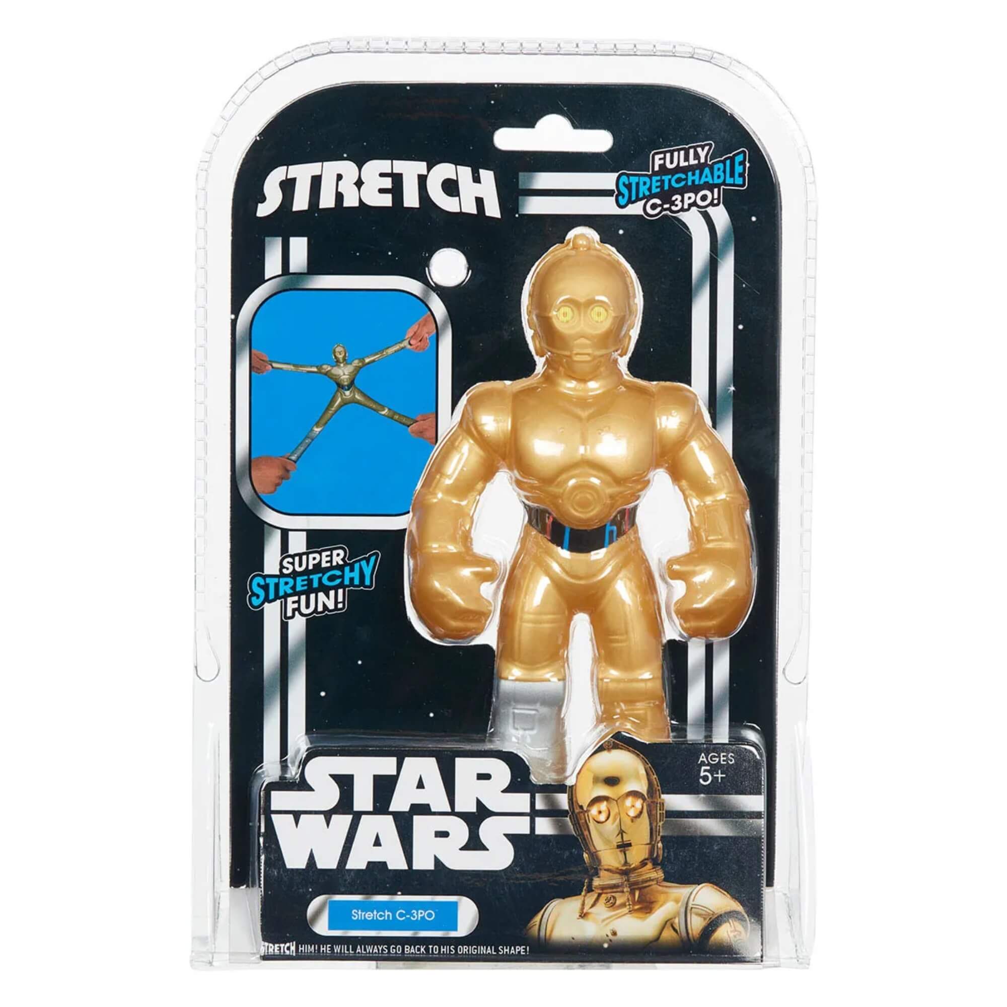Boneco Star Wars Elástico 17cm C-3PO Sunny - 003490