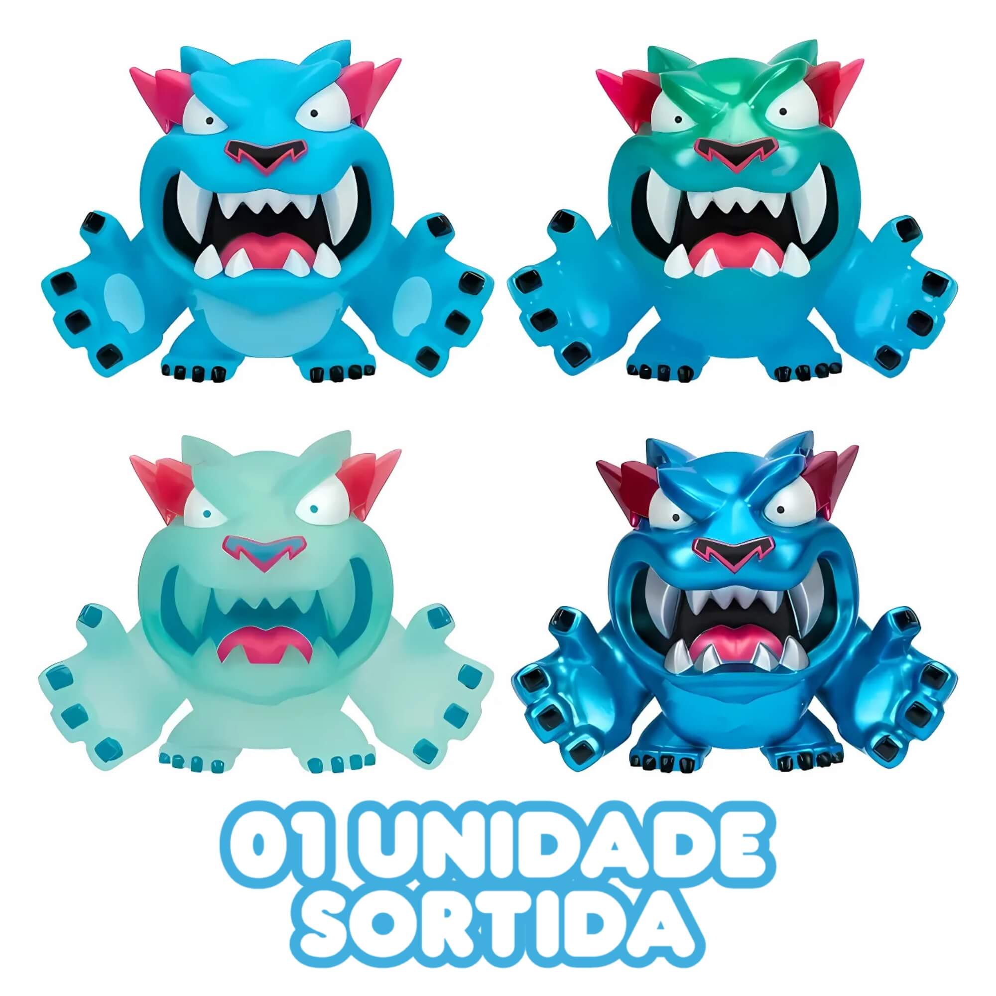 Boneco de Vinil Colecionável 9cm 1 Unidade Modelo Sortido Mrbeast Lab Pantera Hyper Candide - 4733