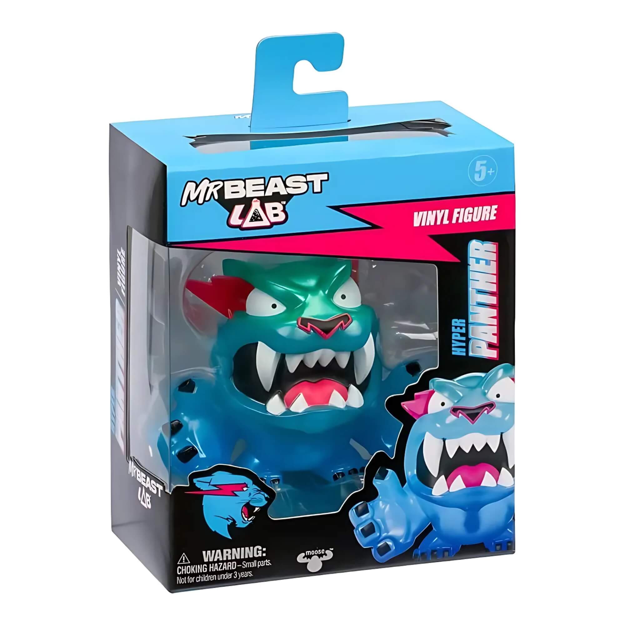 Boneco de Vinil Colecionável 9cm 1 Unidade Modelo Sortido Mrbeast Lab Pantera Hyper Candide - 4733