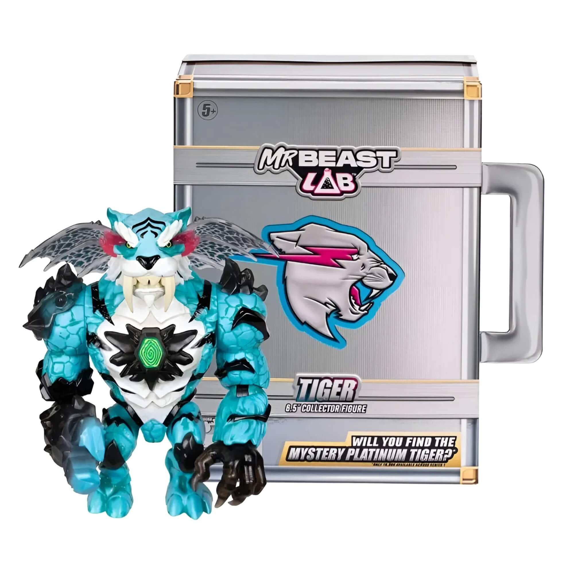 Boneco Colecionável 16cm Mrbeast Lab Pantera ou Tigre 1 Unidade Sortida Modelo Raro Sunny - 4732
