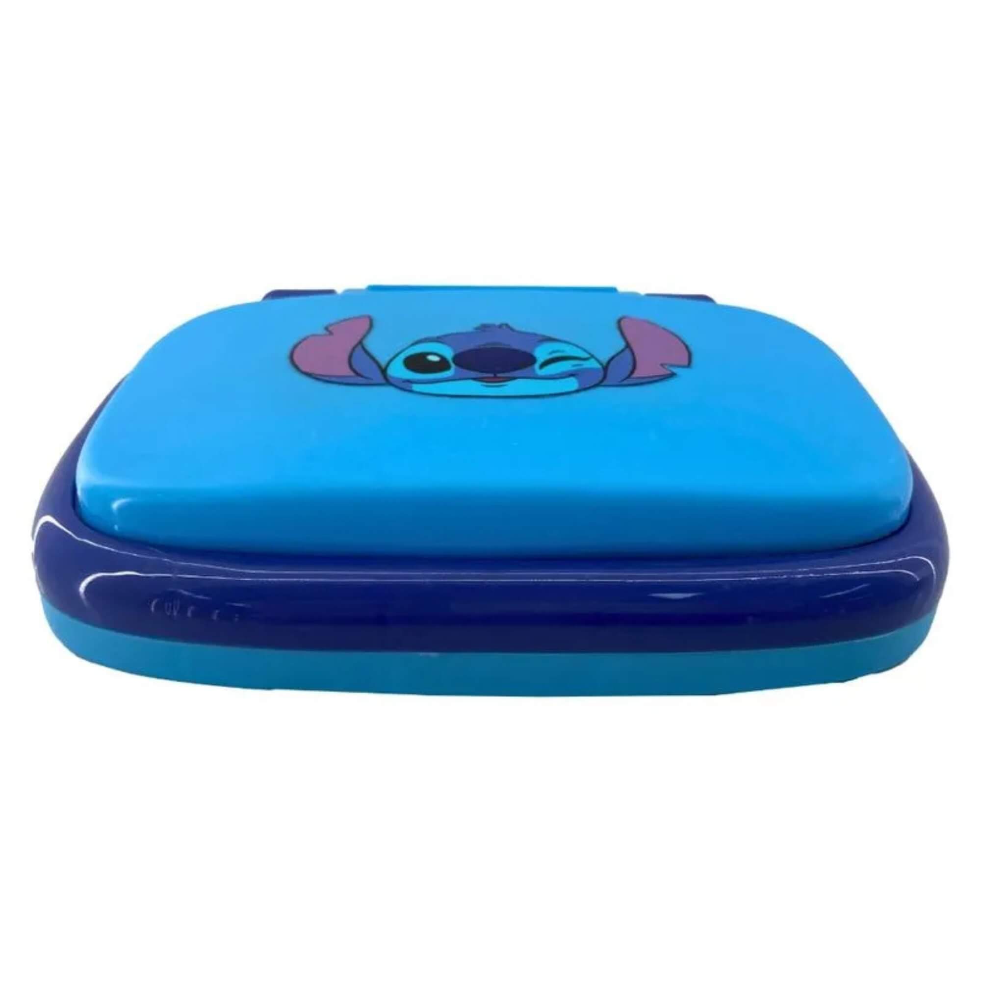 Laptop Infantil Educativo com Tela Incorporada Disney Stitch Bilíngue Candide - 3212