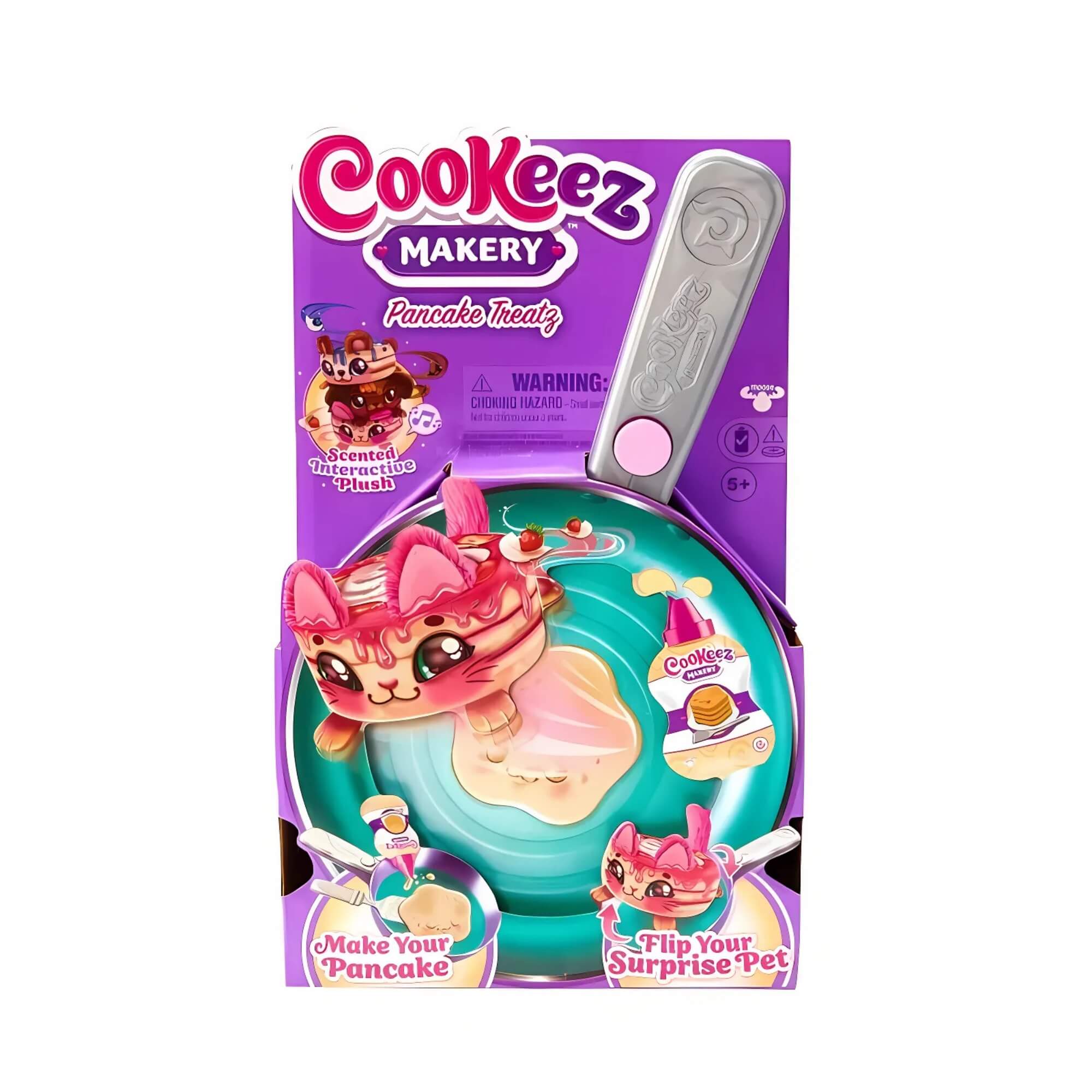 Pelúcia Panqueca Frigideira Cookeez Makery Pancake Treatz 1 Unidade Surpresa Candide - 4351