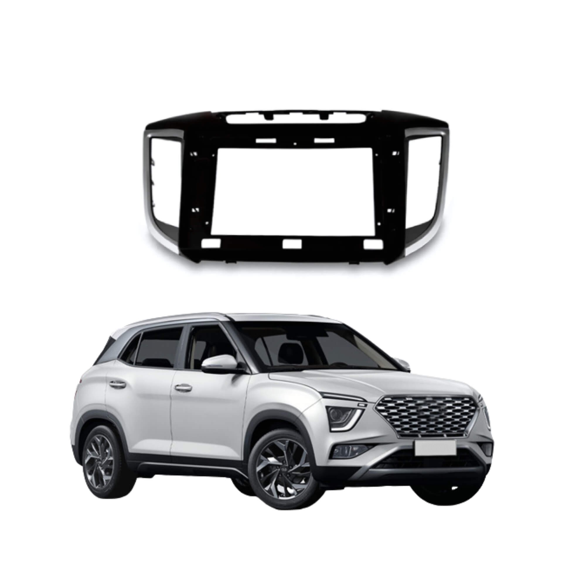 Moldura Creta 10" Polegadas Com Conectores Sem Cambus JR8 - JT30MOLCRET10