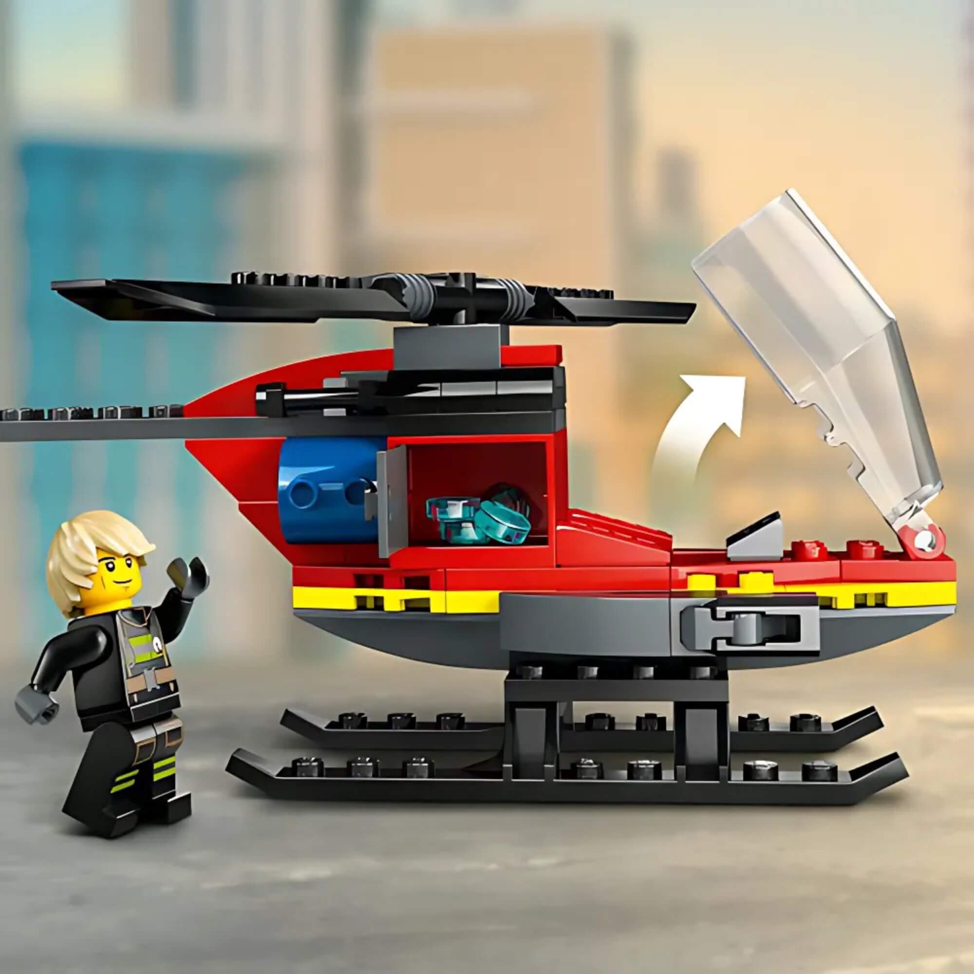 LEGO City Helicóptero dos Bombeiros 85 Peças - 4111160411