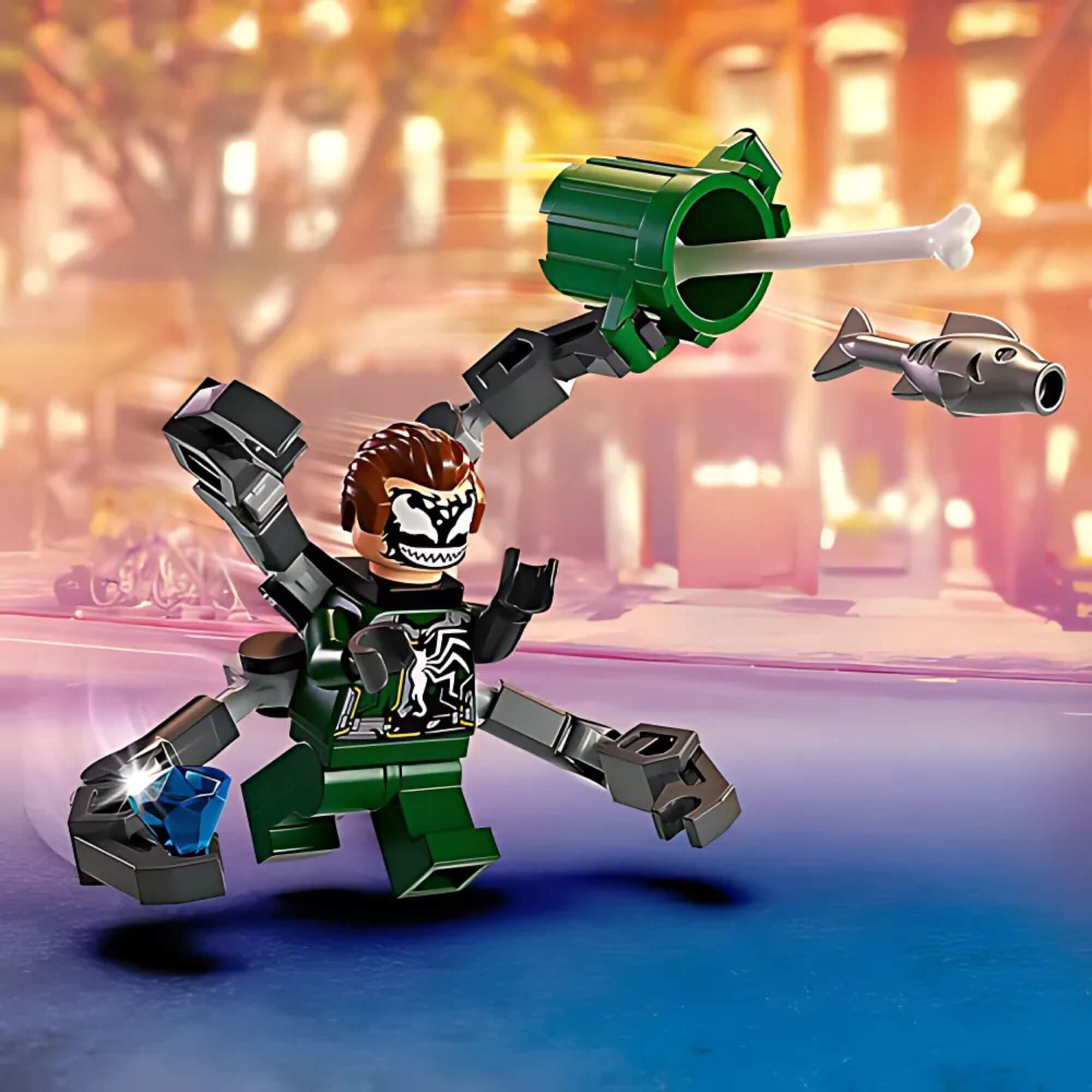 LEGO Marvel Homem-Aranha vs. Doutor Octopus Perseguição de Motocicleta - 4111176275