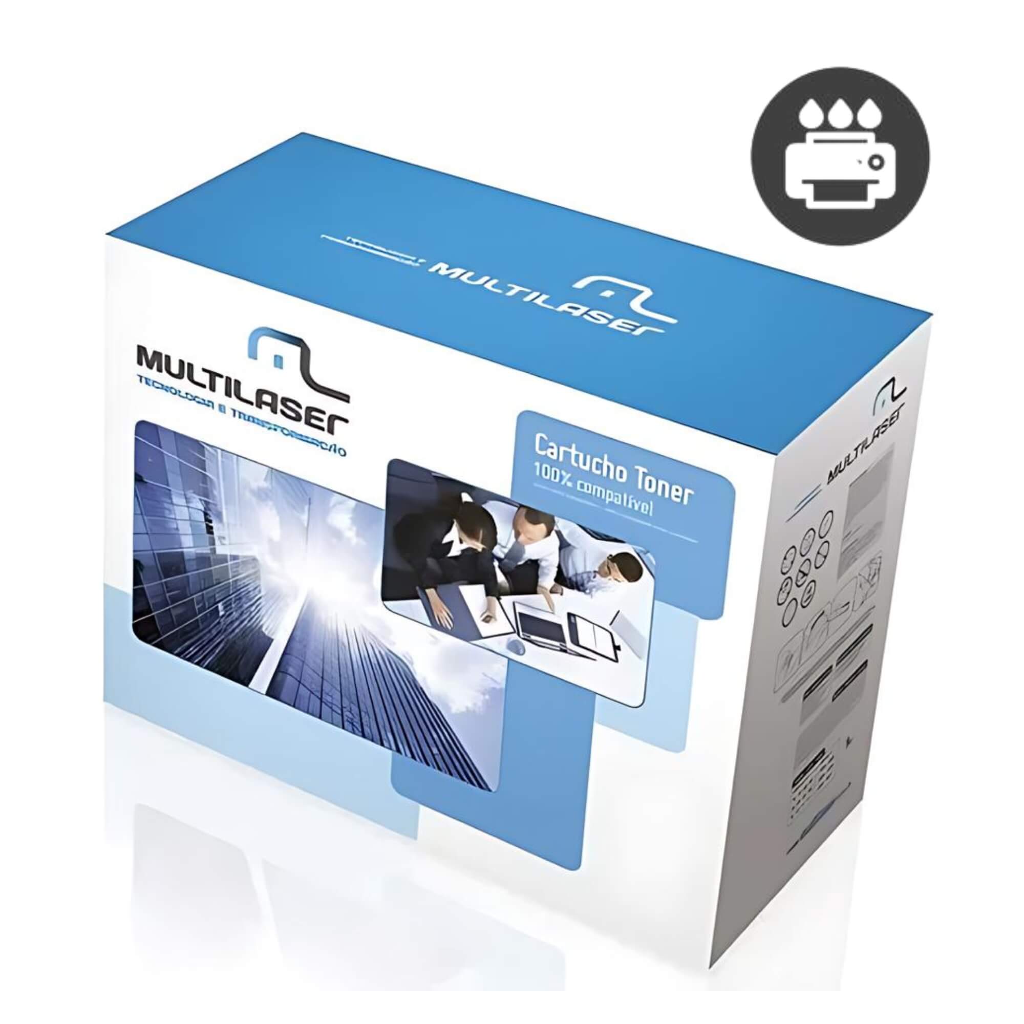 Cartucho Toner Hp Universal 285/435/436 Preto Multilaser - CT0301