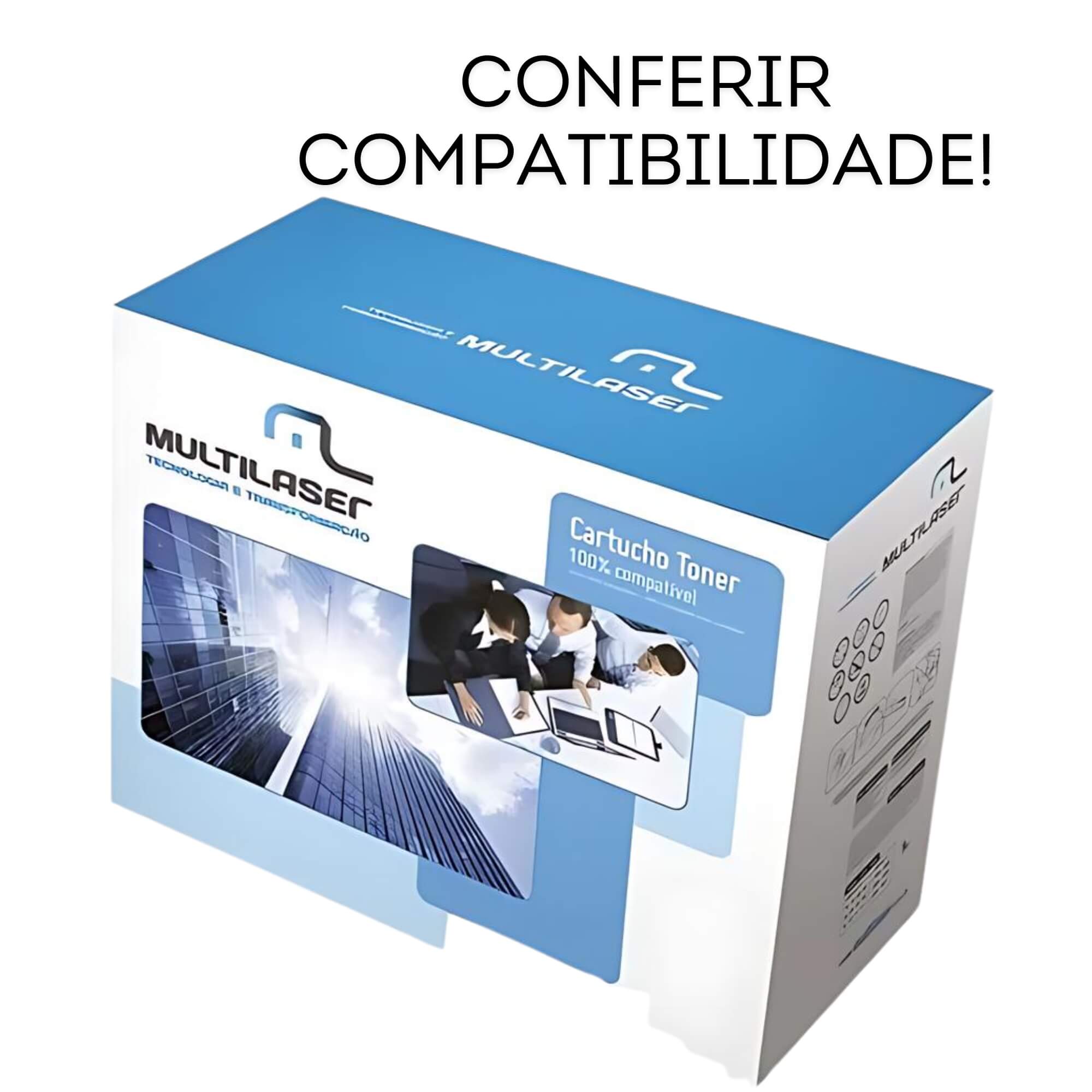 Cartucho Toner Hp Universal 285/435/436 Preto Multilaser - CT0301