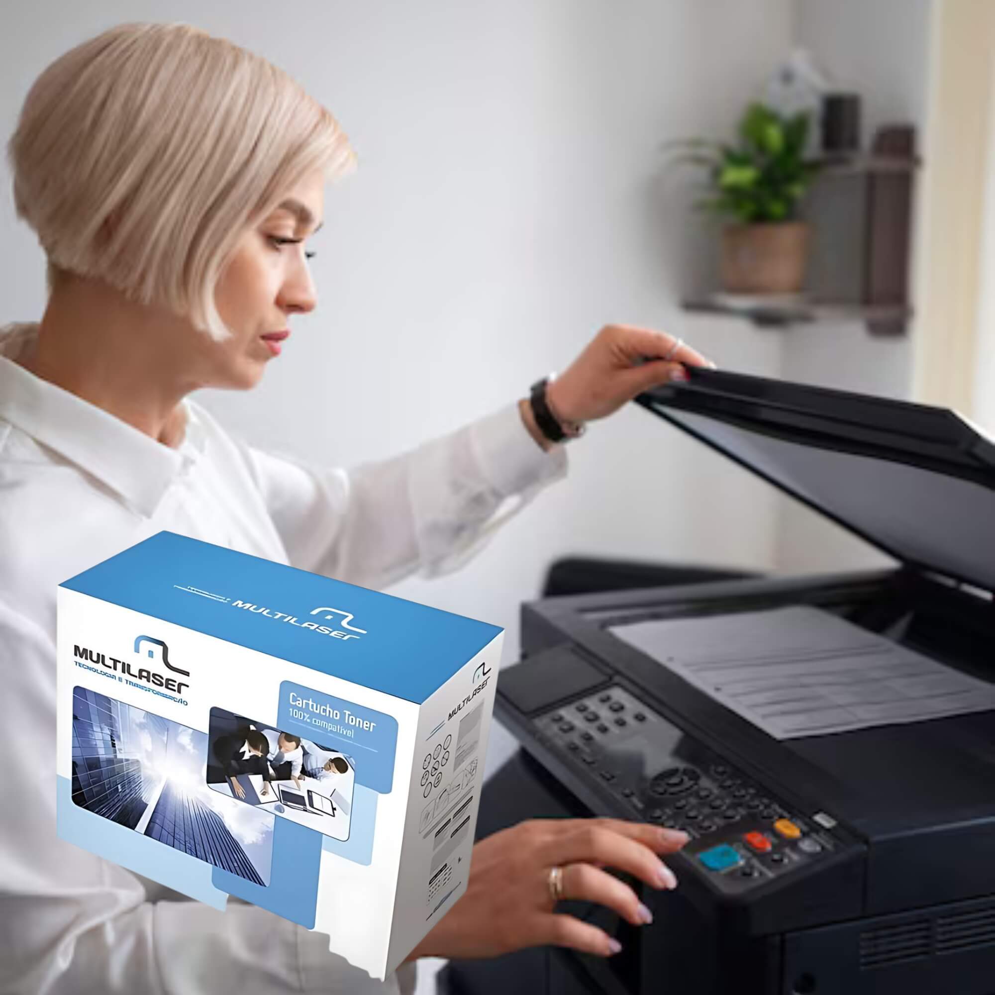 Cartucho Toner Hp Universal 285/435/436 Preto Multilaser - CT0301