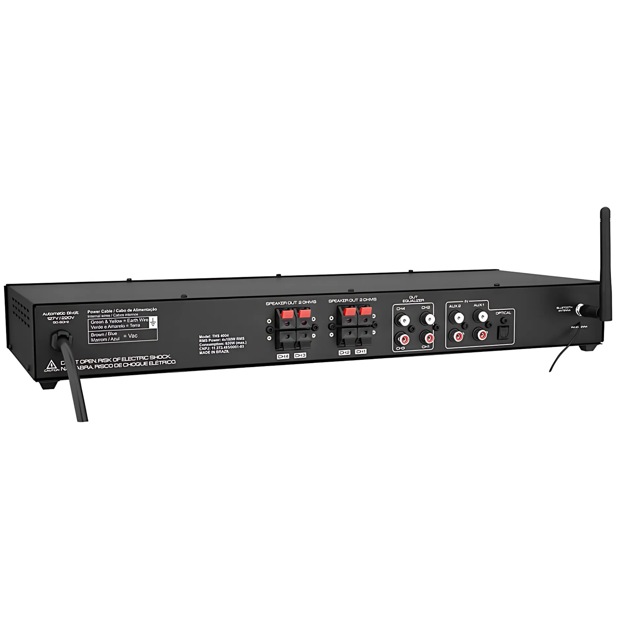 Amplificador Receiver Class D THS 4004 4 x 100 Watts 2 Ohms Taramps - 902089