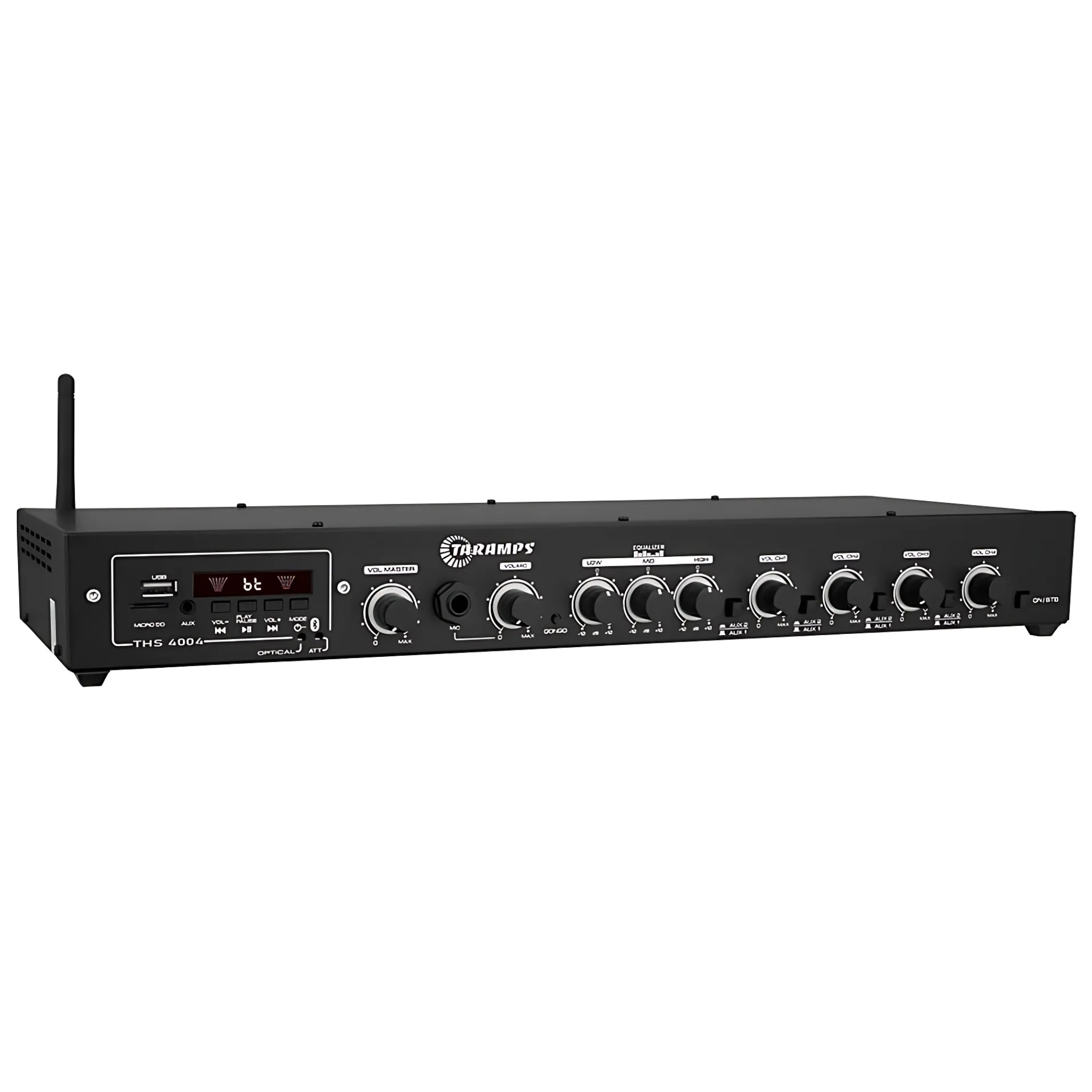 Amplificador Receiver Class D THS 4004 4 x 100 Watts 2 Ohms Taramps - 902089