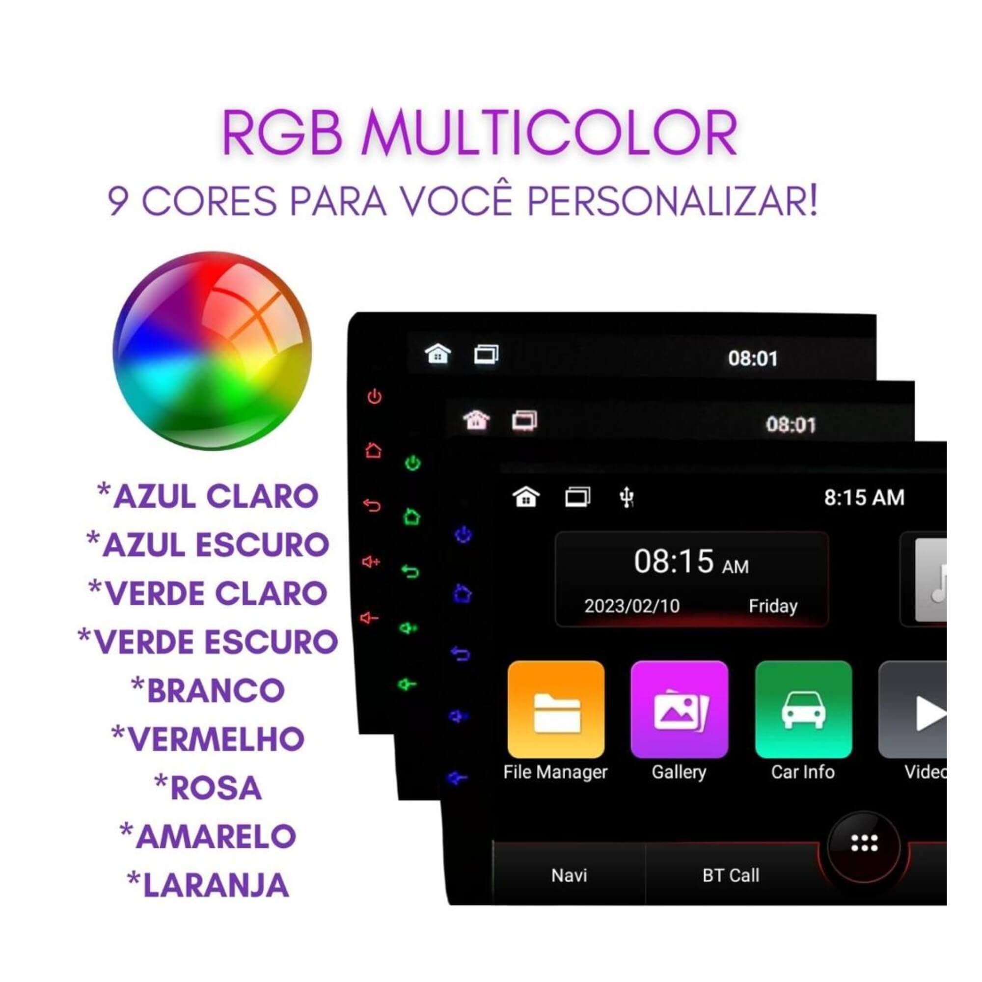 Central Multimídia Automotivo Universal Ultron Play 9" Quadcore 2 RAM 32GB Uppertech - 5299