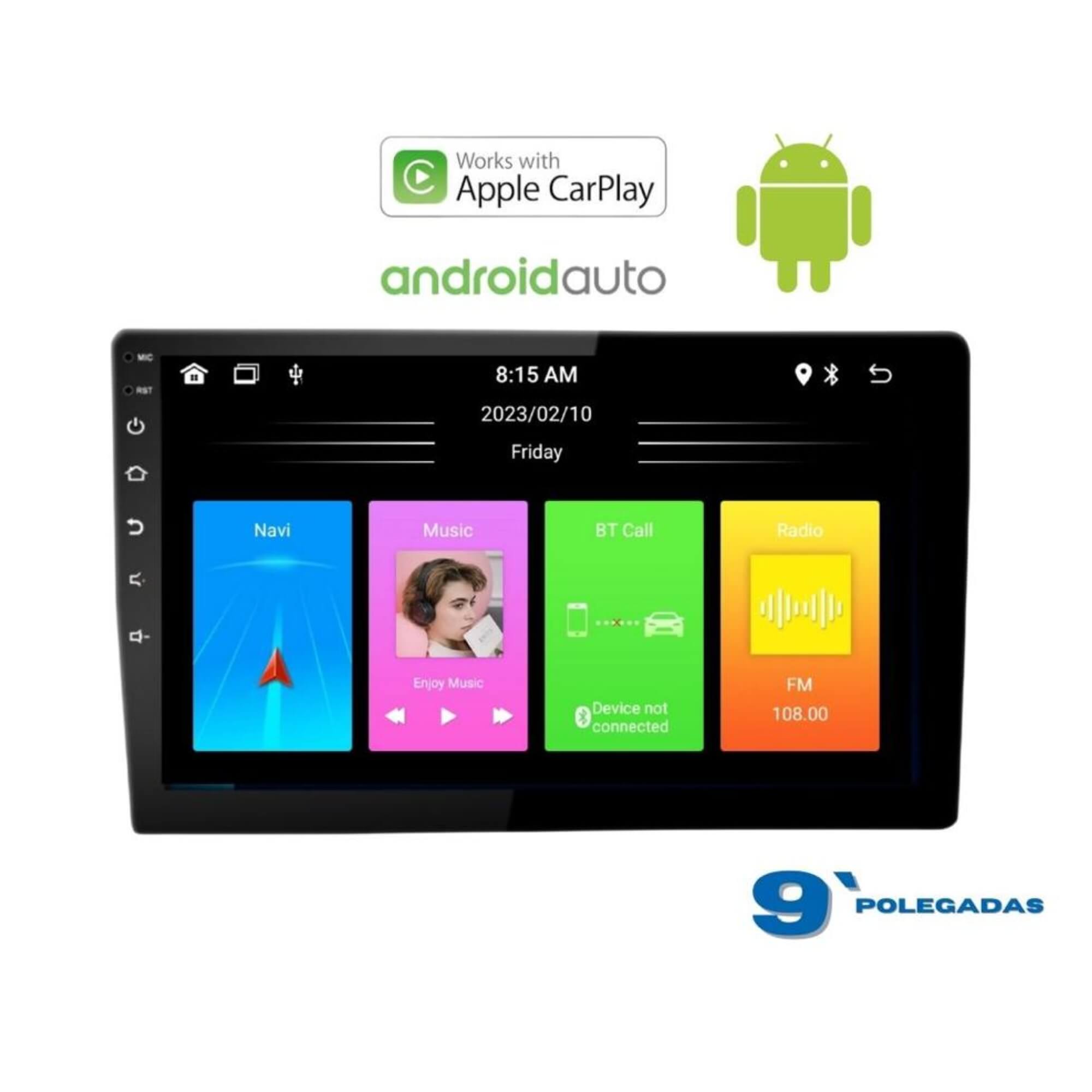 Central Multimídia Automotivo Universal Ultron Play 7" Quadcore 2 RAM 32GB Uppertech - 5298