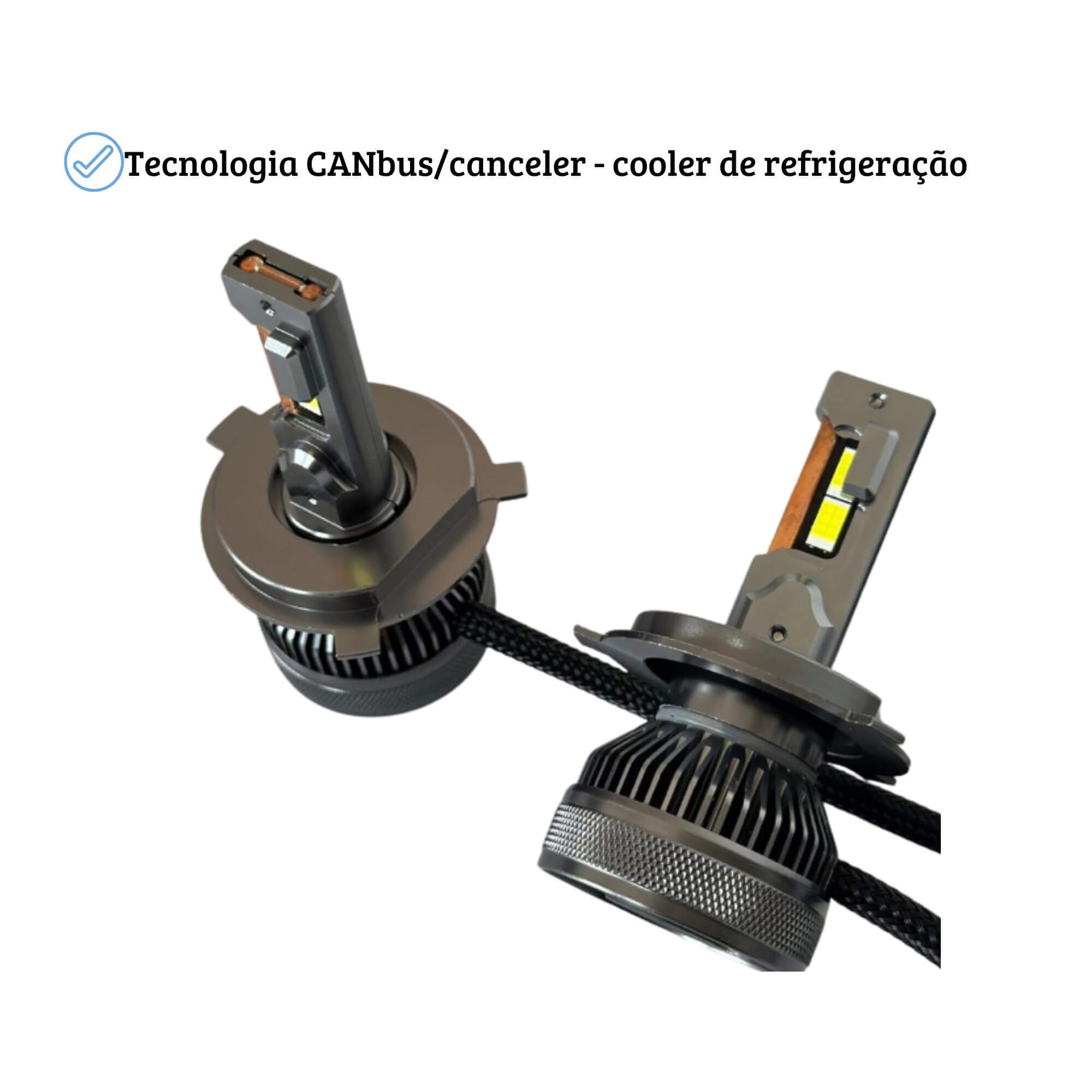 Par de Lâmpada LED Automotiva Ultra Extreme White H4/H19 Uppertech - 4954/5626