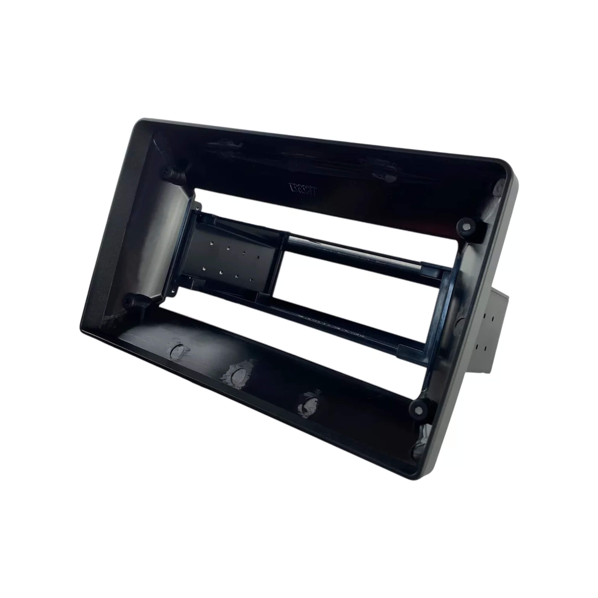 Moldura Universal Automotiva p/ Central Multimídia 9" Traseira 1DIN Cor Preto Uppertech - 5829