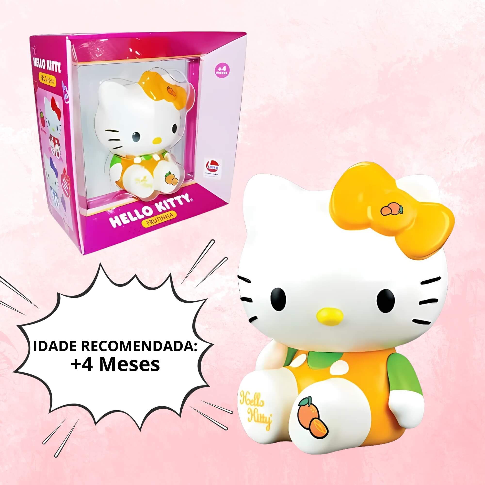 Brinquedo Infantil Boneca Hello Kitty Frutinha Laranja Lider - 3589