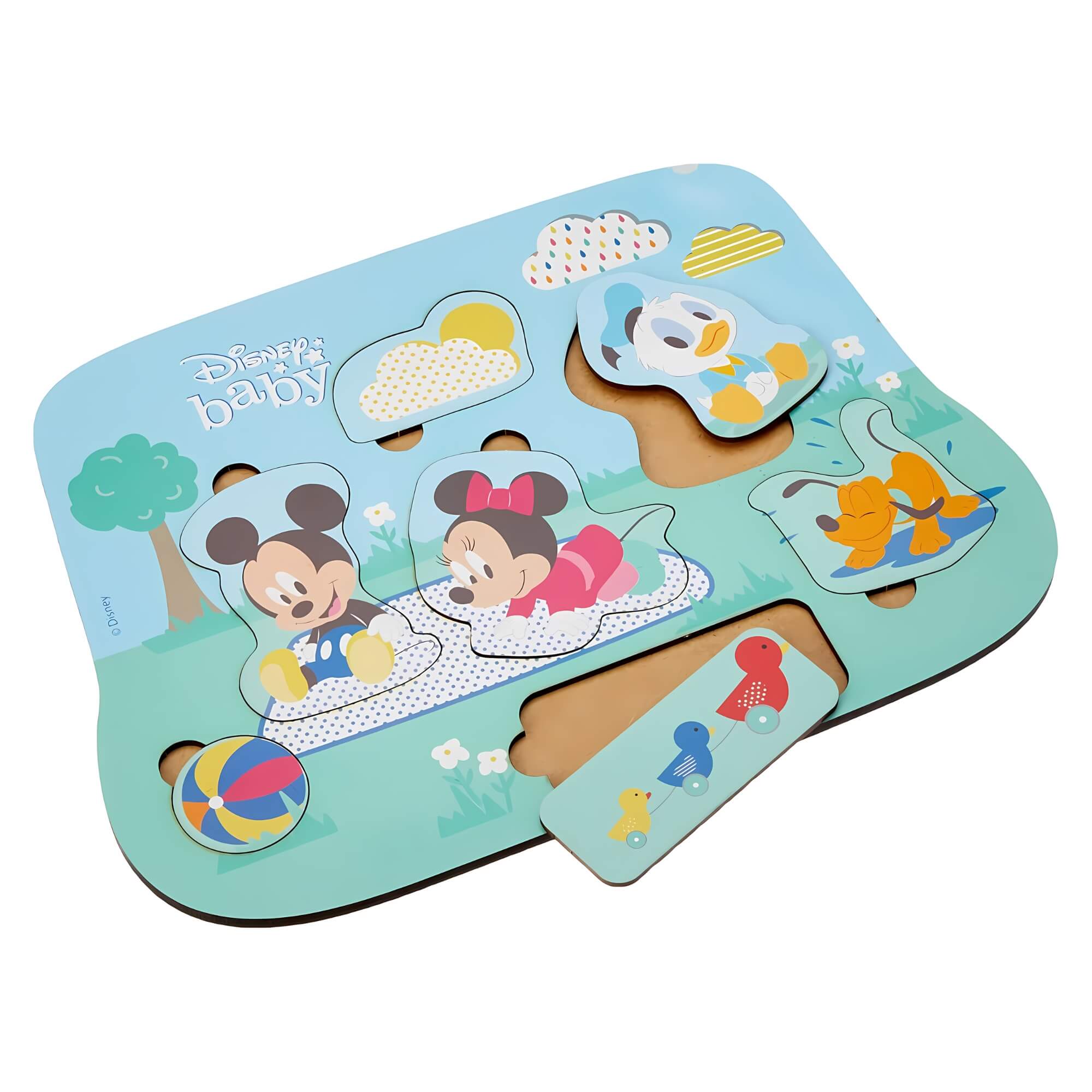 Jogo Quebra-Cabeça Encaixe Disney Baby 7 Peças Xalingo - 19676